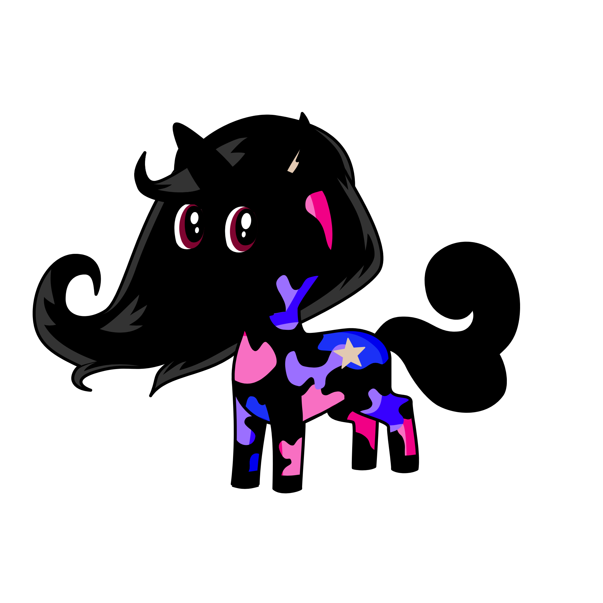 Midnight, the unicorn