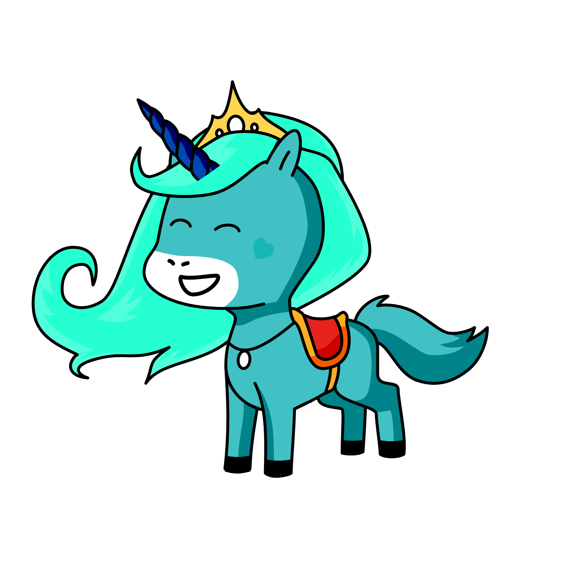 Snowy , the unicorn
