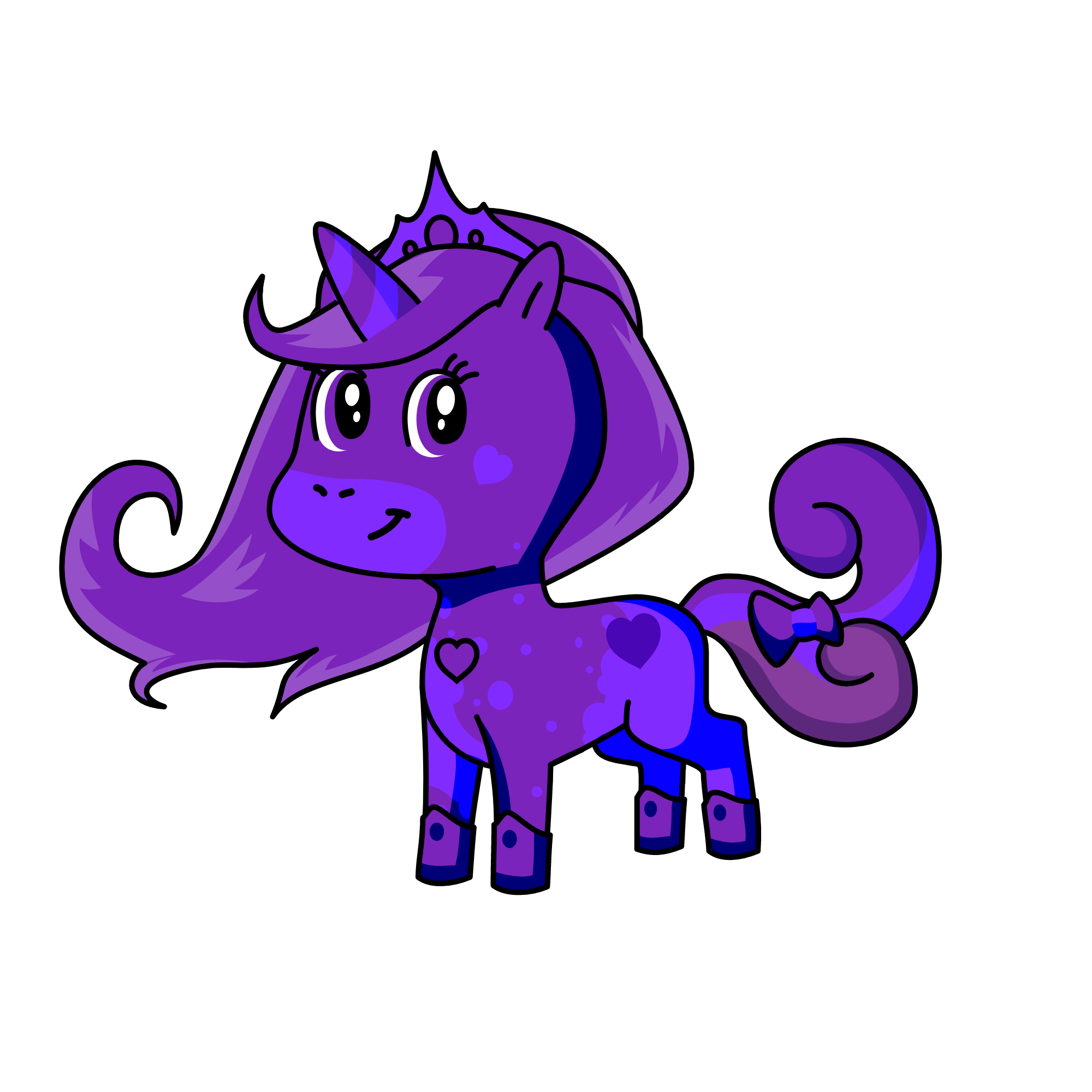 purplecorn, the unicorn