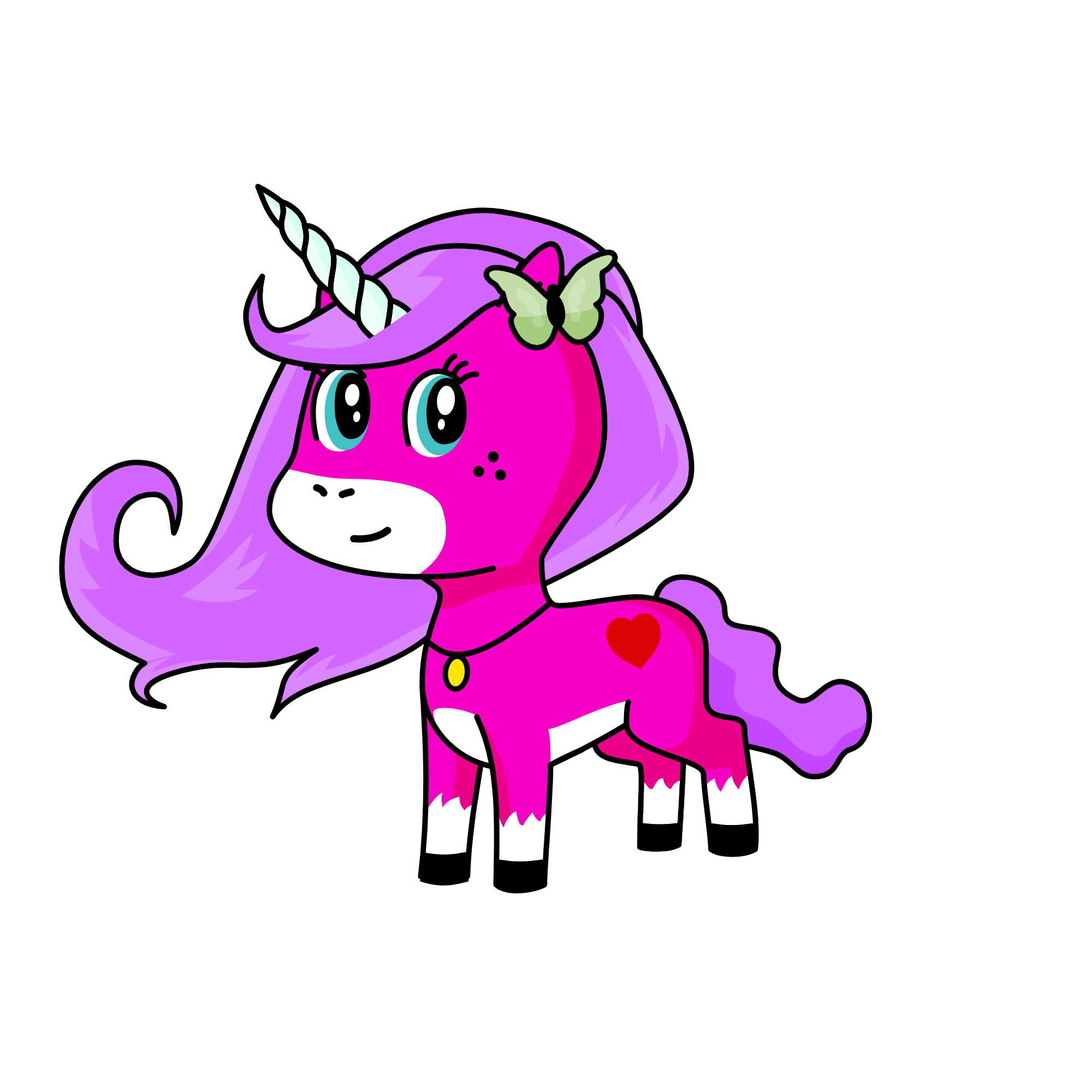 hello! happiness!, the unicorn