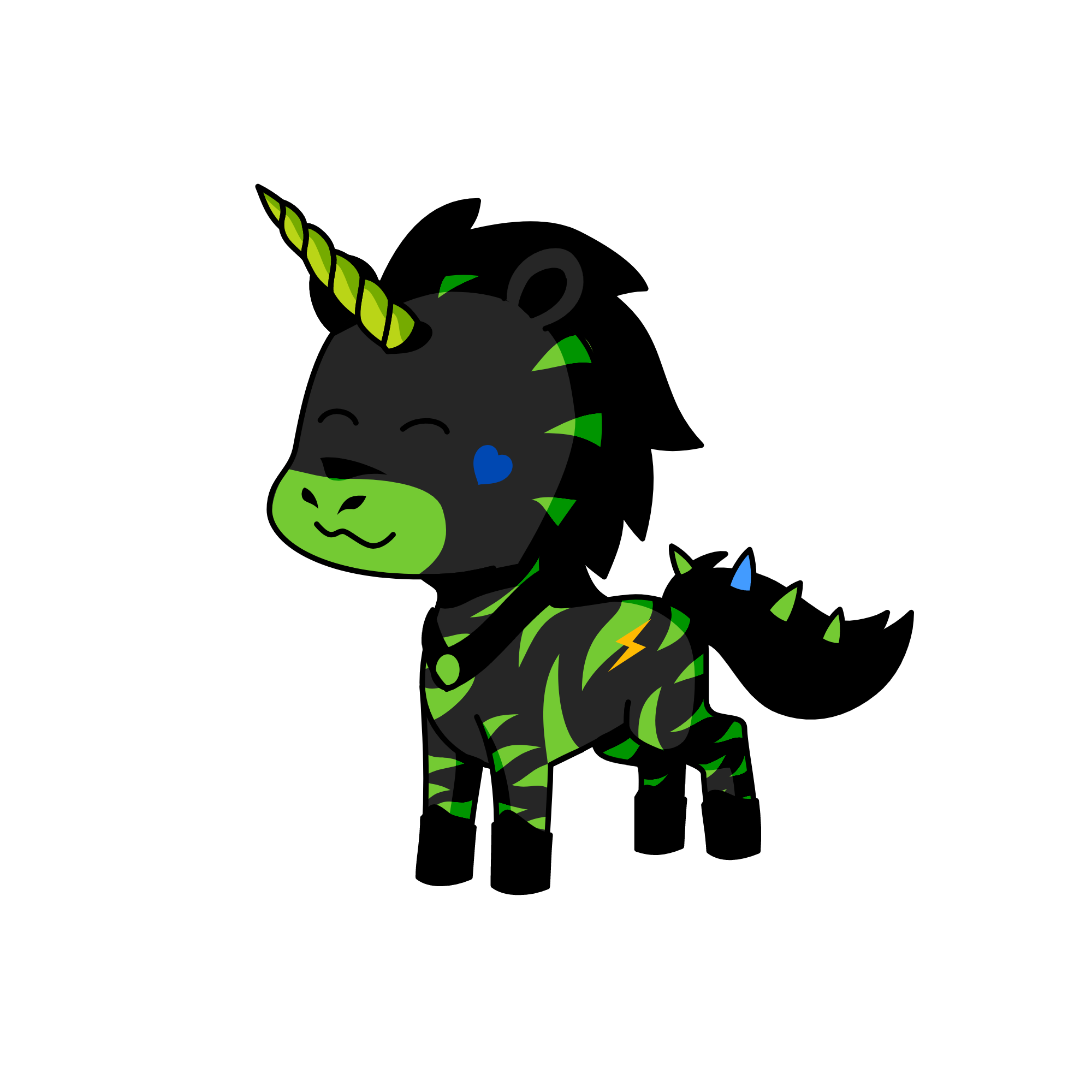 UniNoir, the unicorn