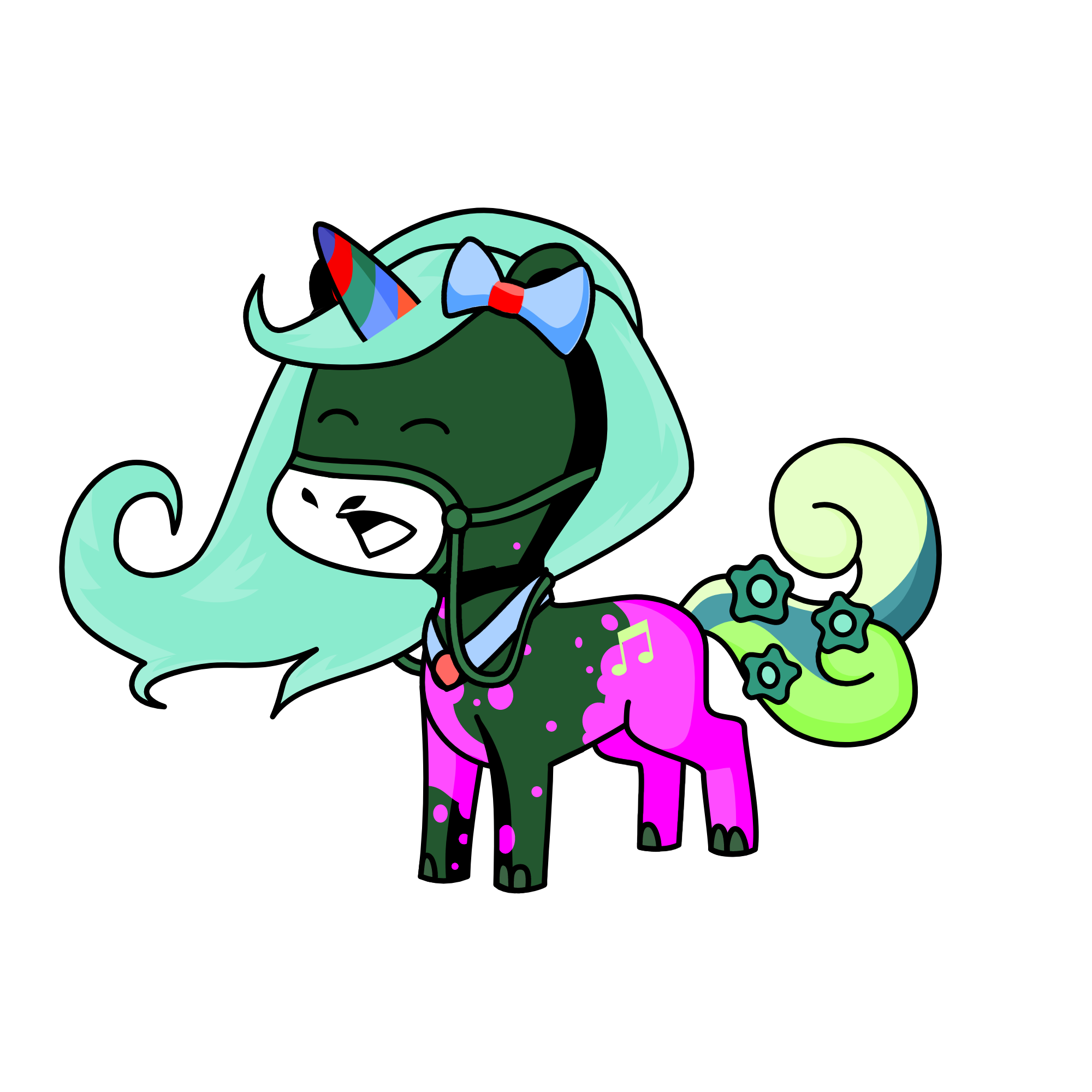 Random, the unicorn