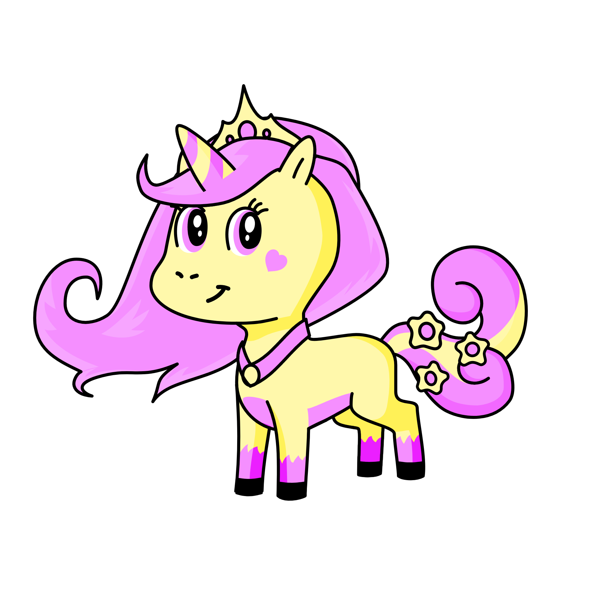 Princes Lila, the unicorn