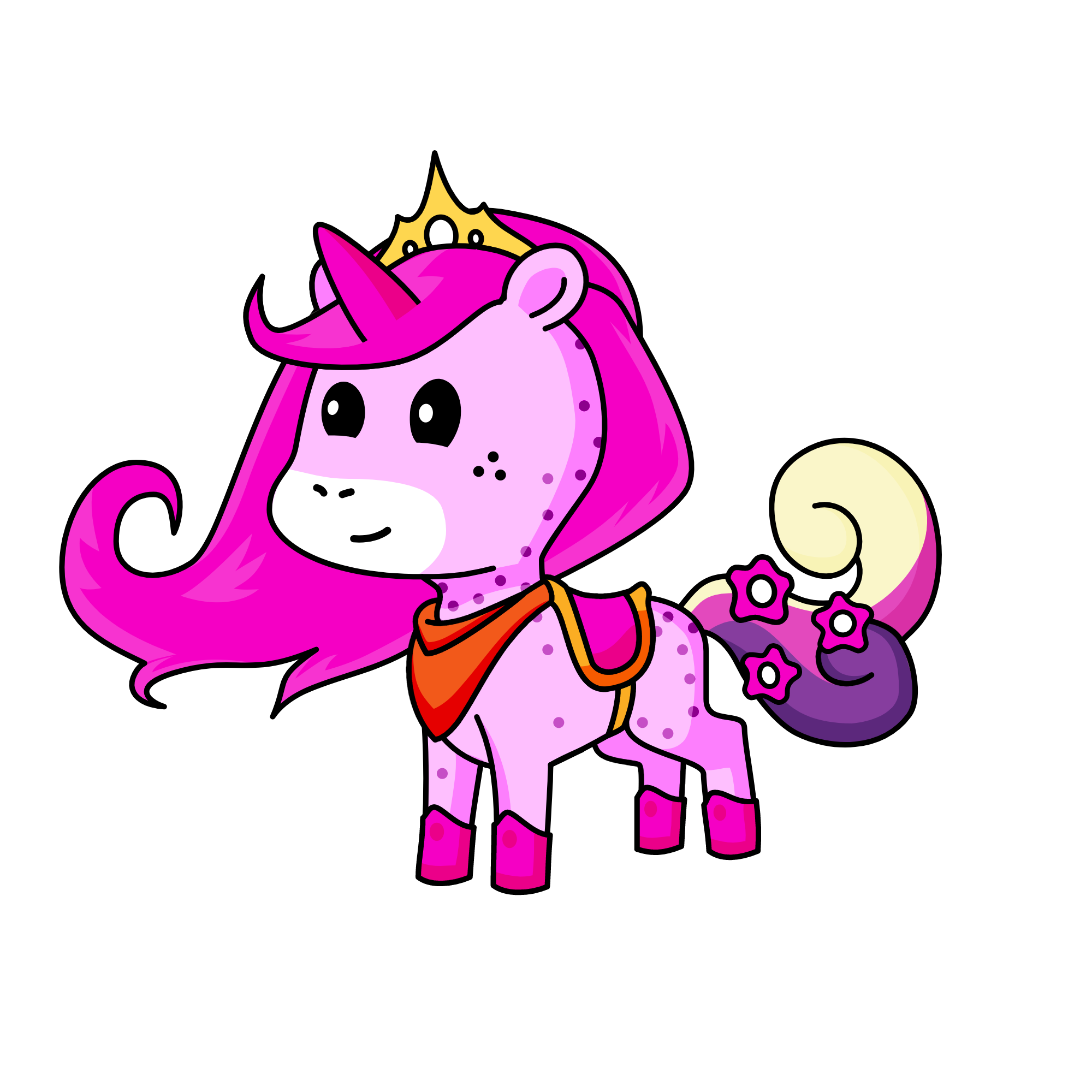 pinky, the unicorn