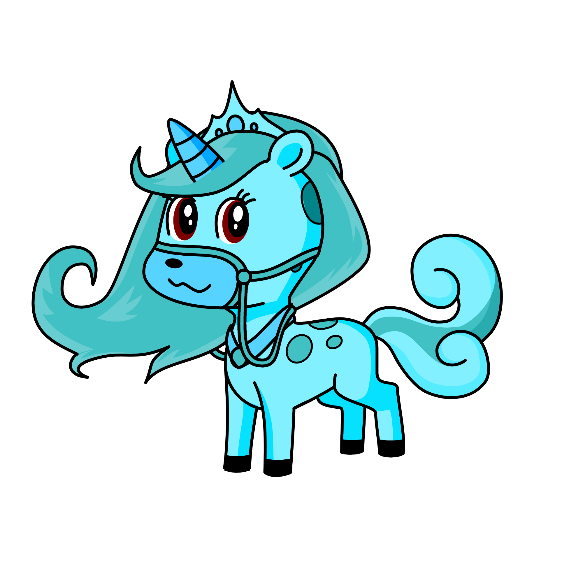 Protective Water Unicorn, the unicorn