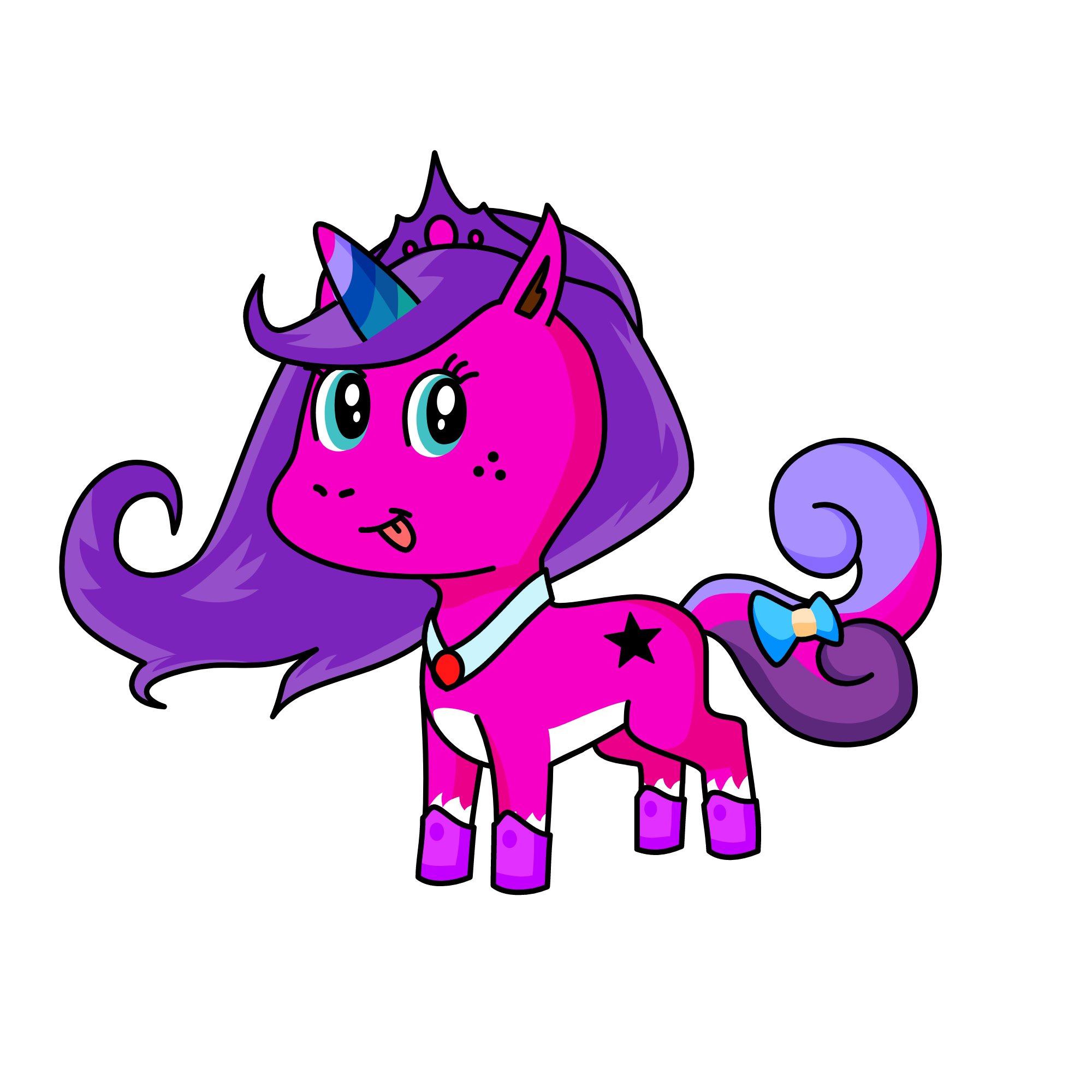 Bright, the unicorn