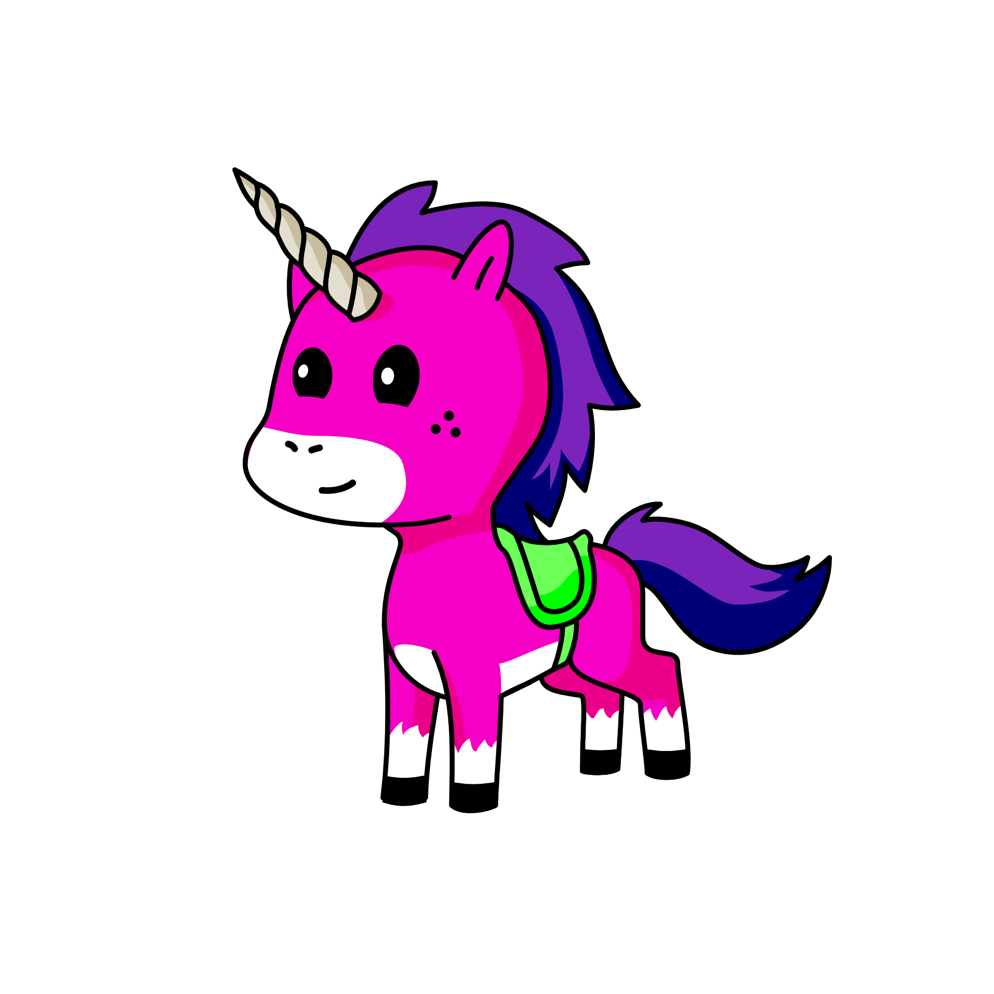 kk, the unicorn