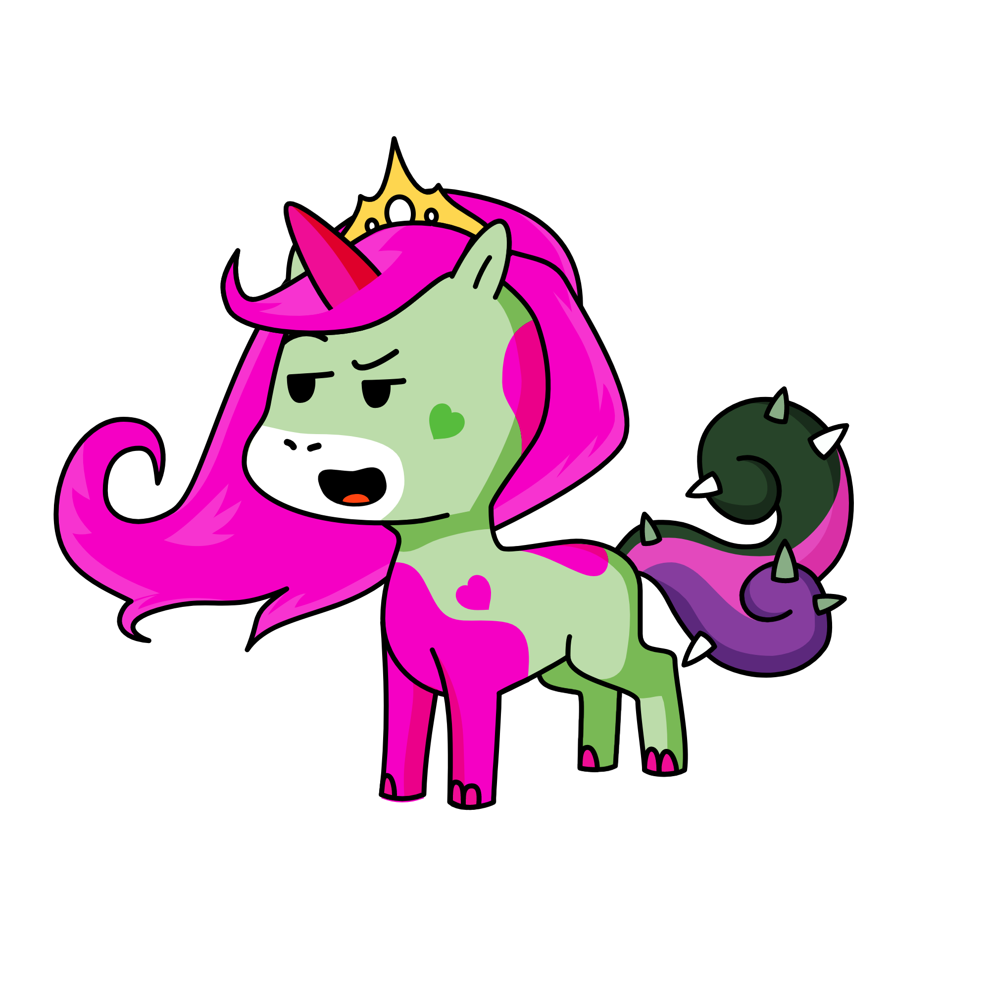 kk, the unicorn