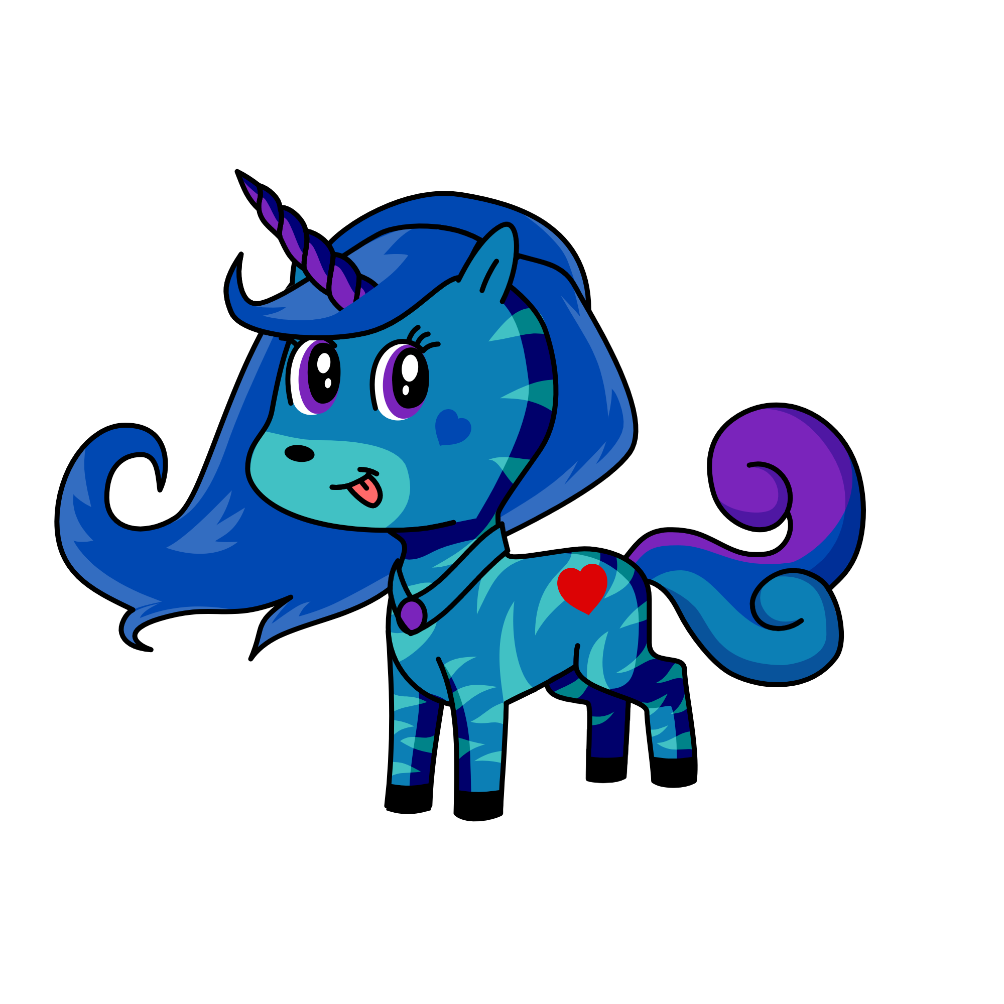 Hope, the unicorn
