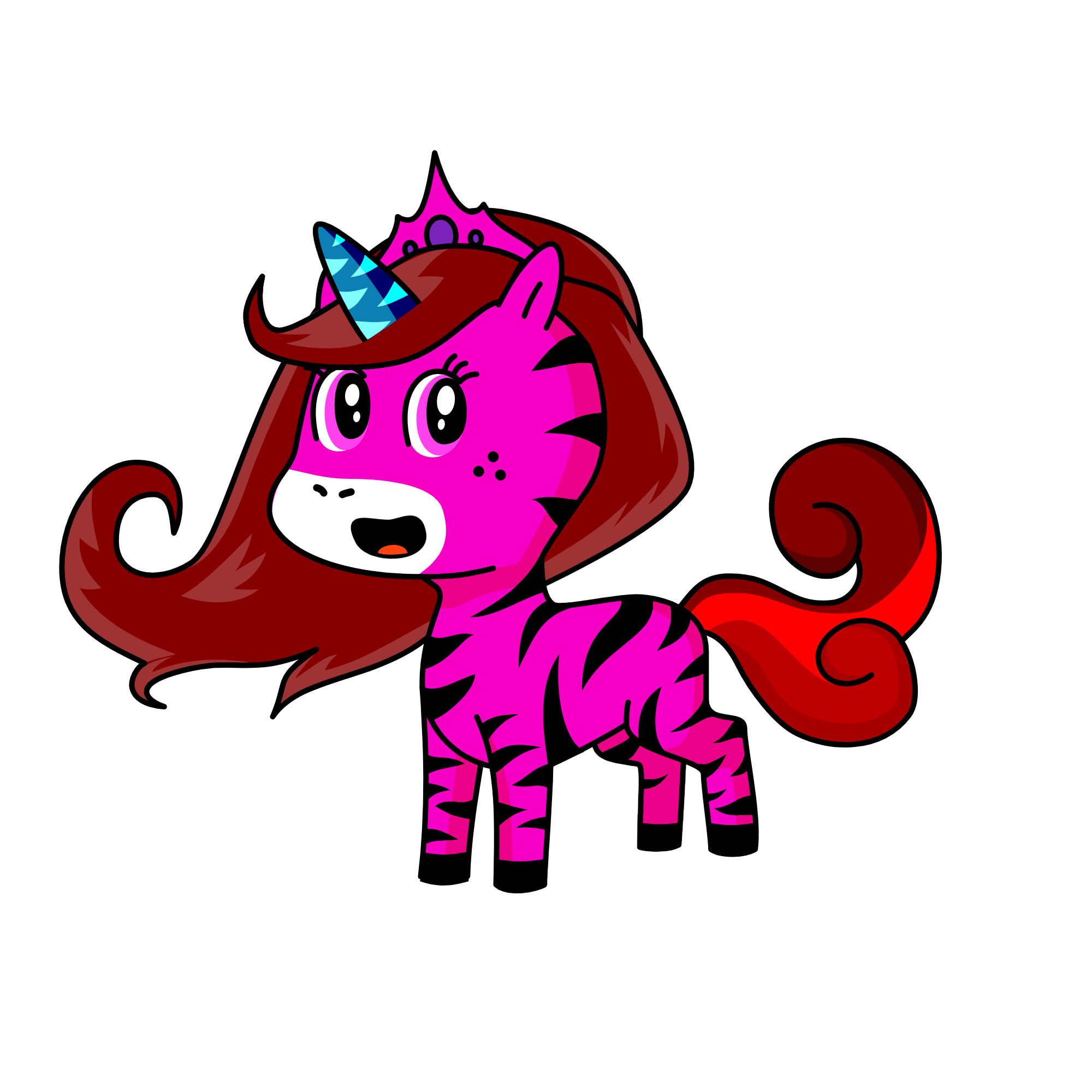 Scarlet, the unicorn