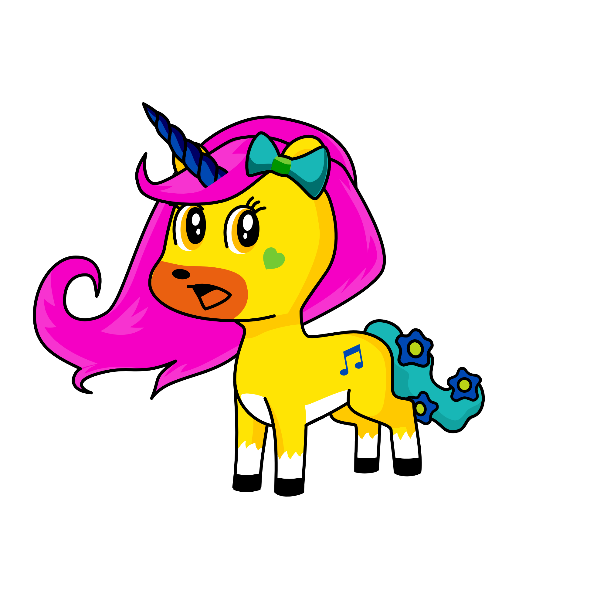 Among Us Daisy, the unicorn