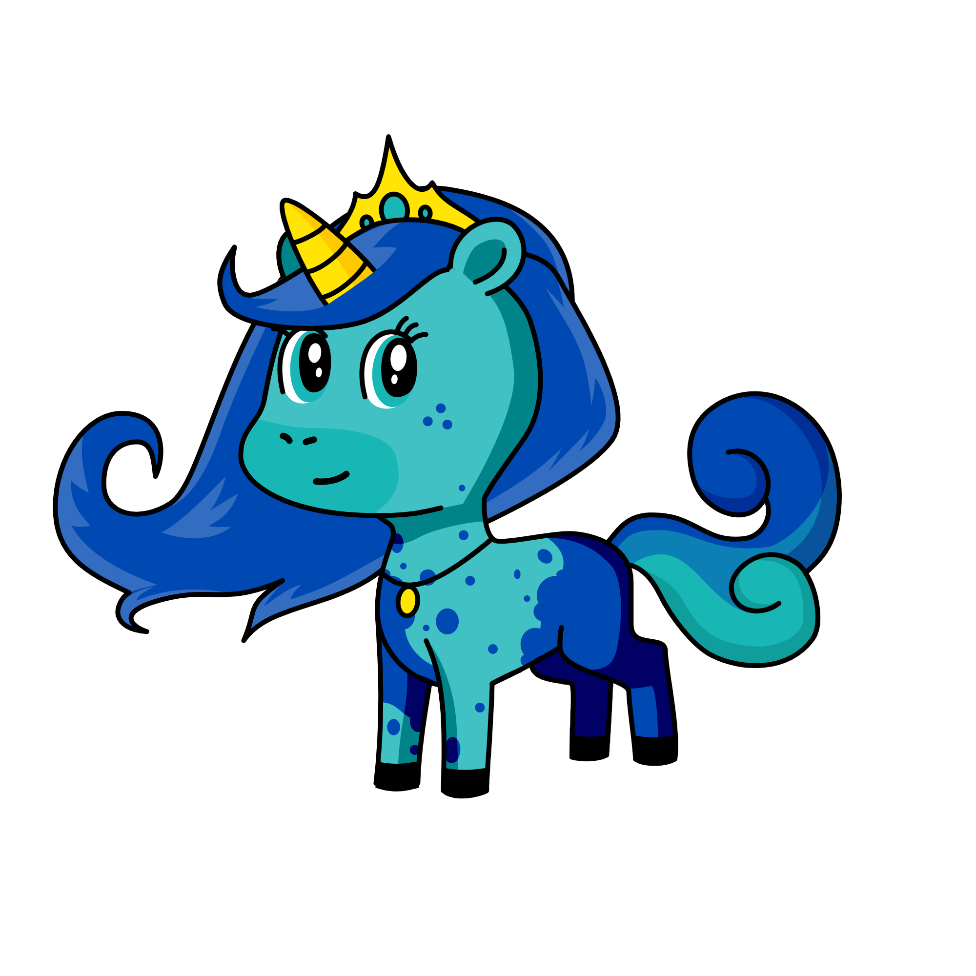Oceanne, the unicorn