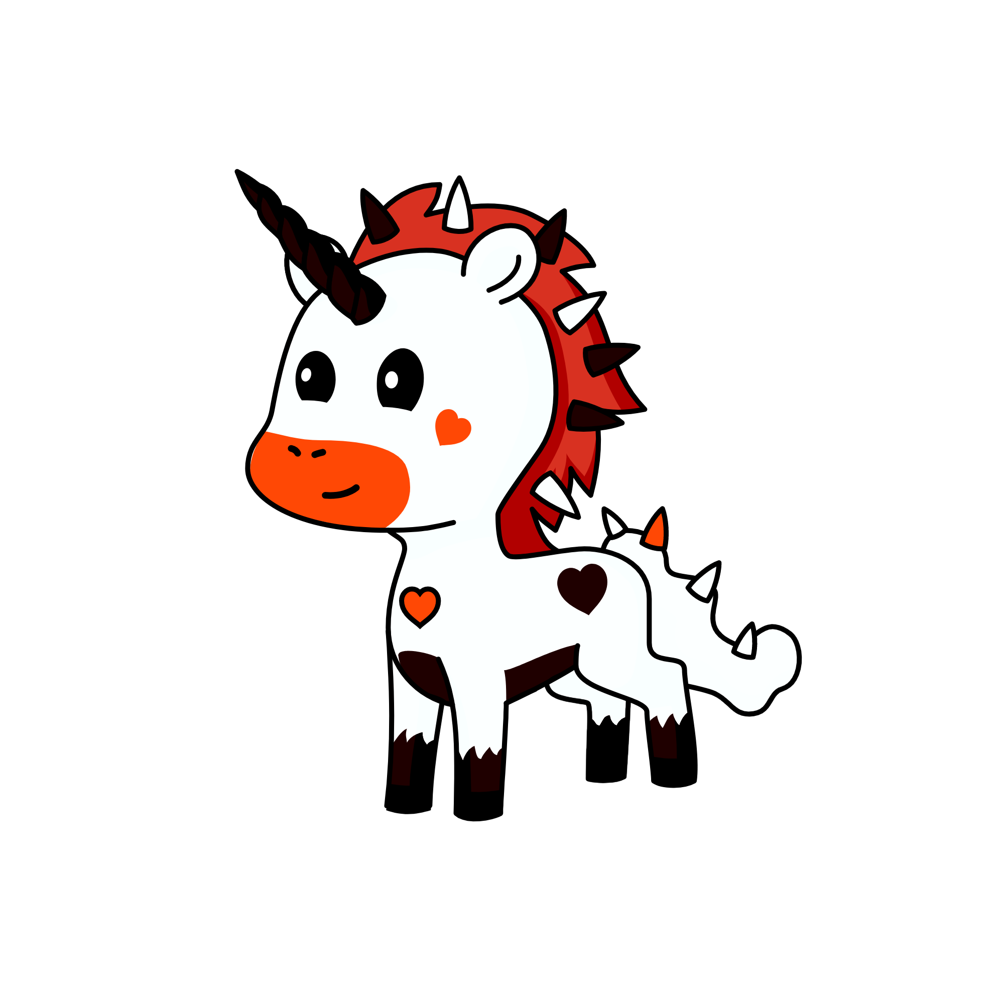 Red, the unicorn