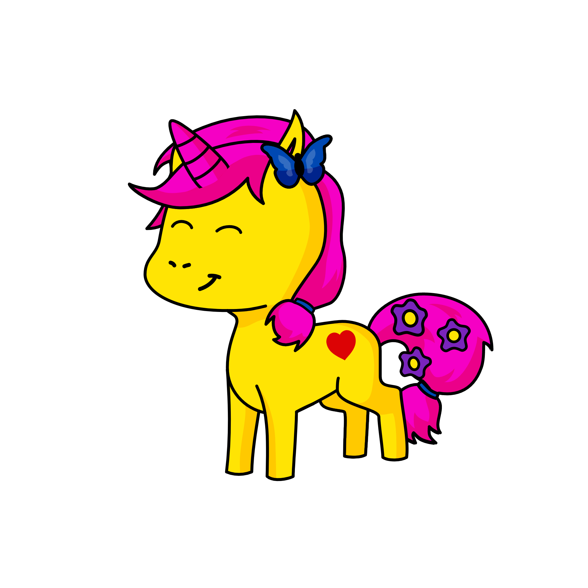 fluttershy, the unicorn