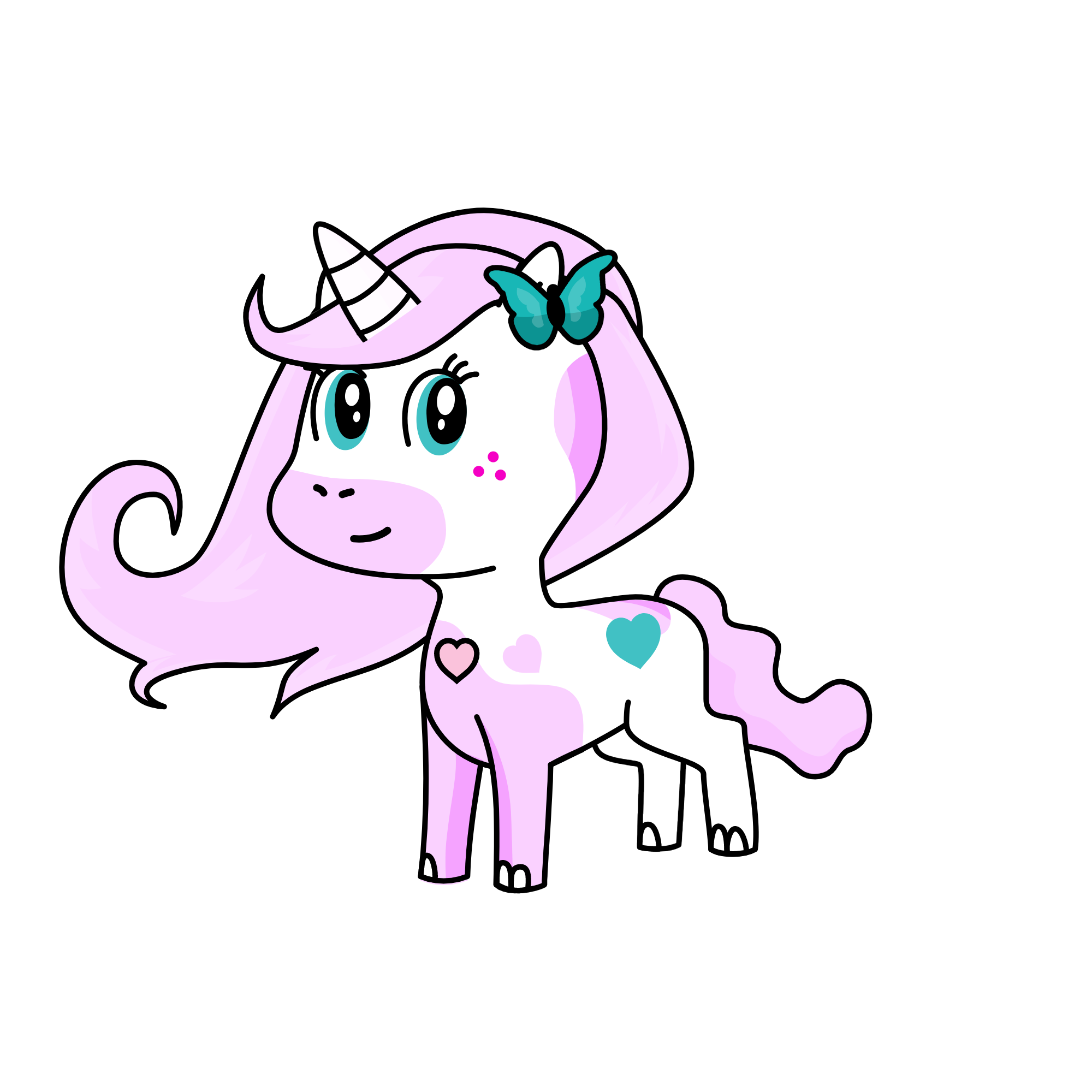 pinklight, the unicorn