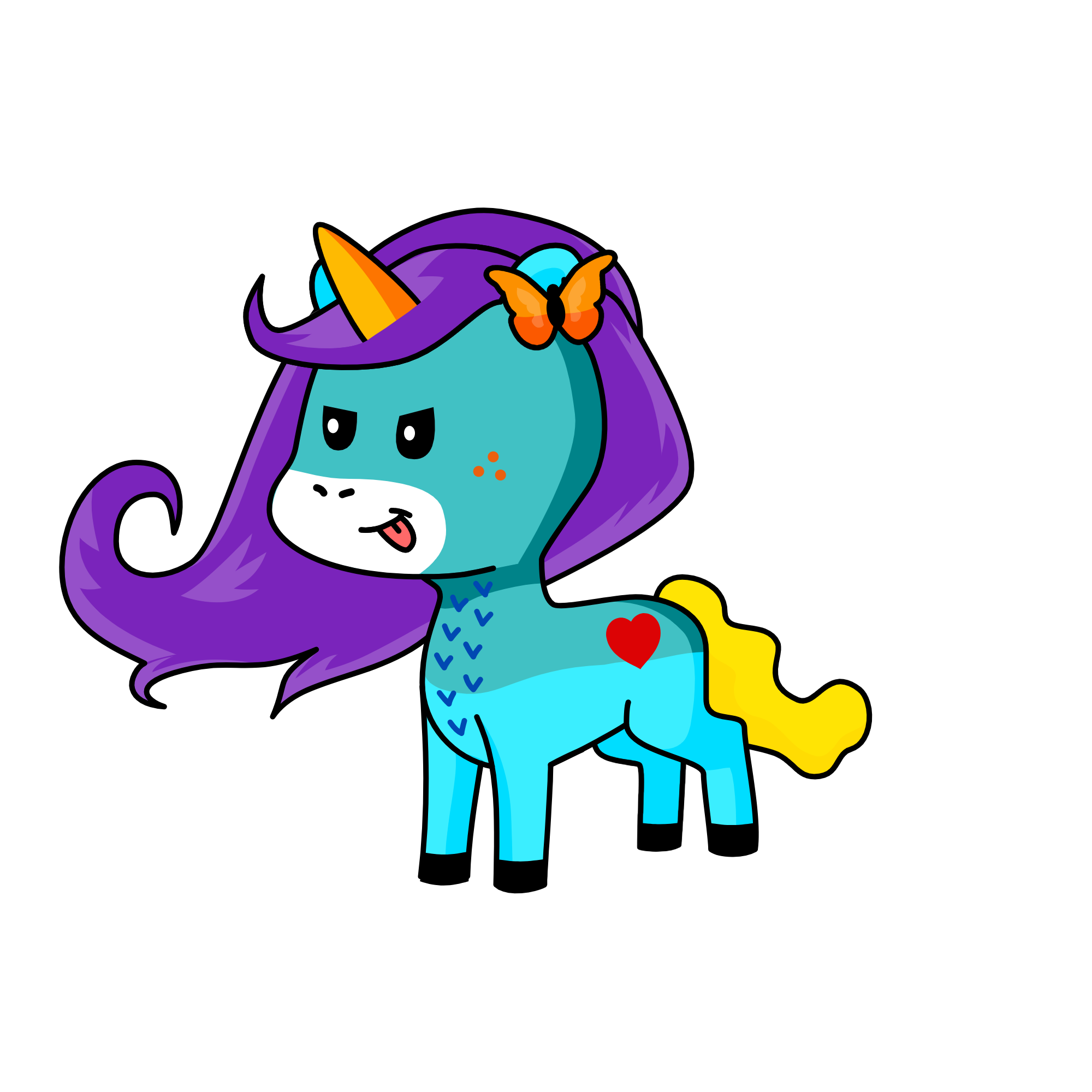 Loly, the unicorn