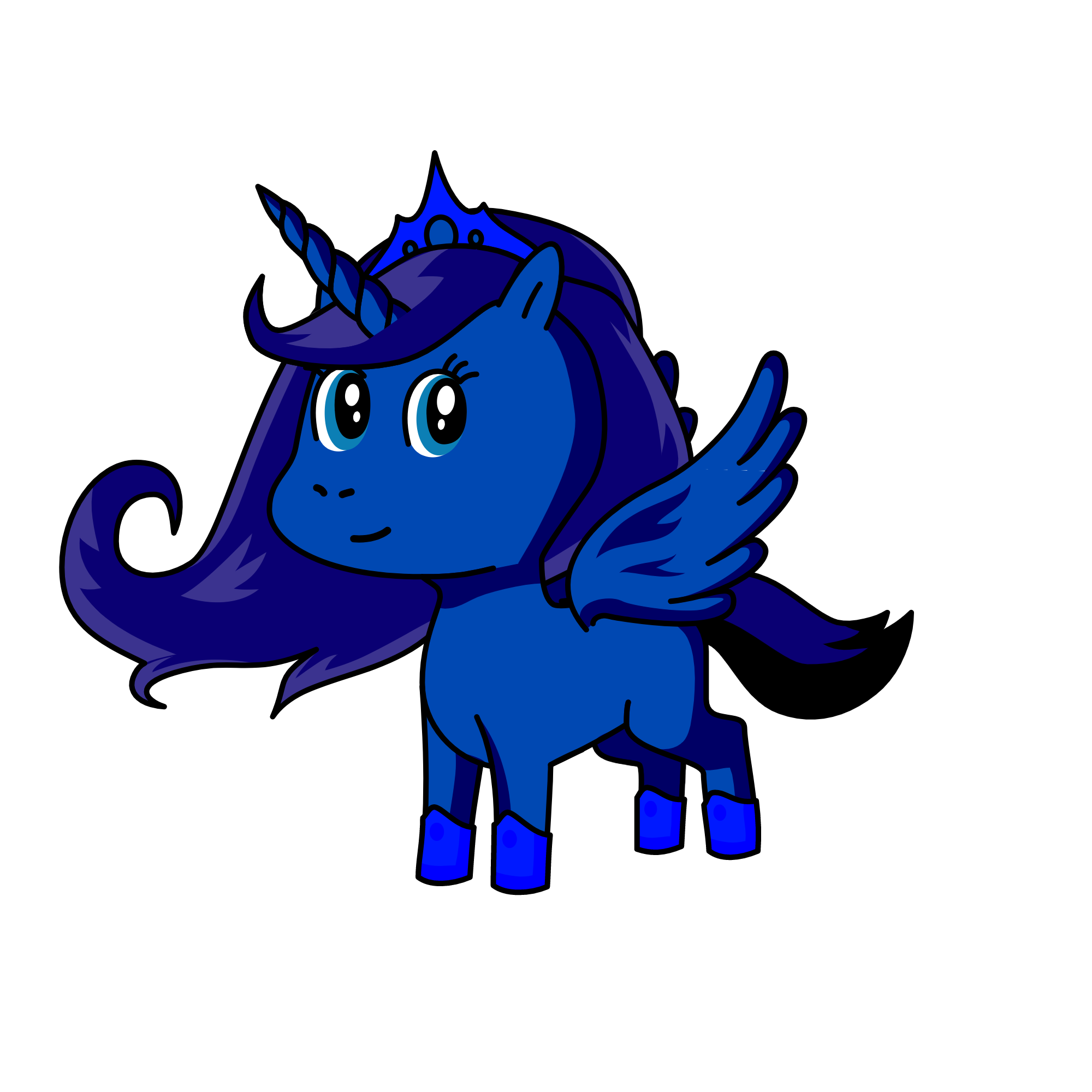 Princess Luna, the unicorn