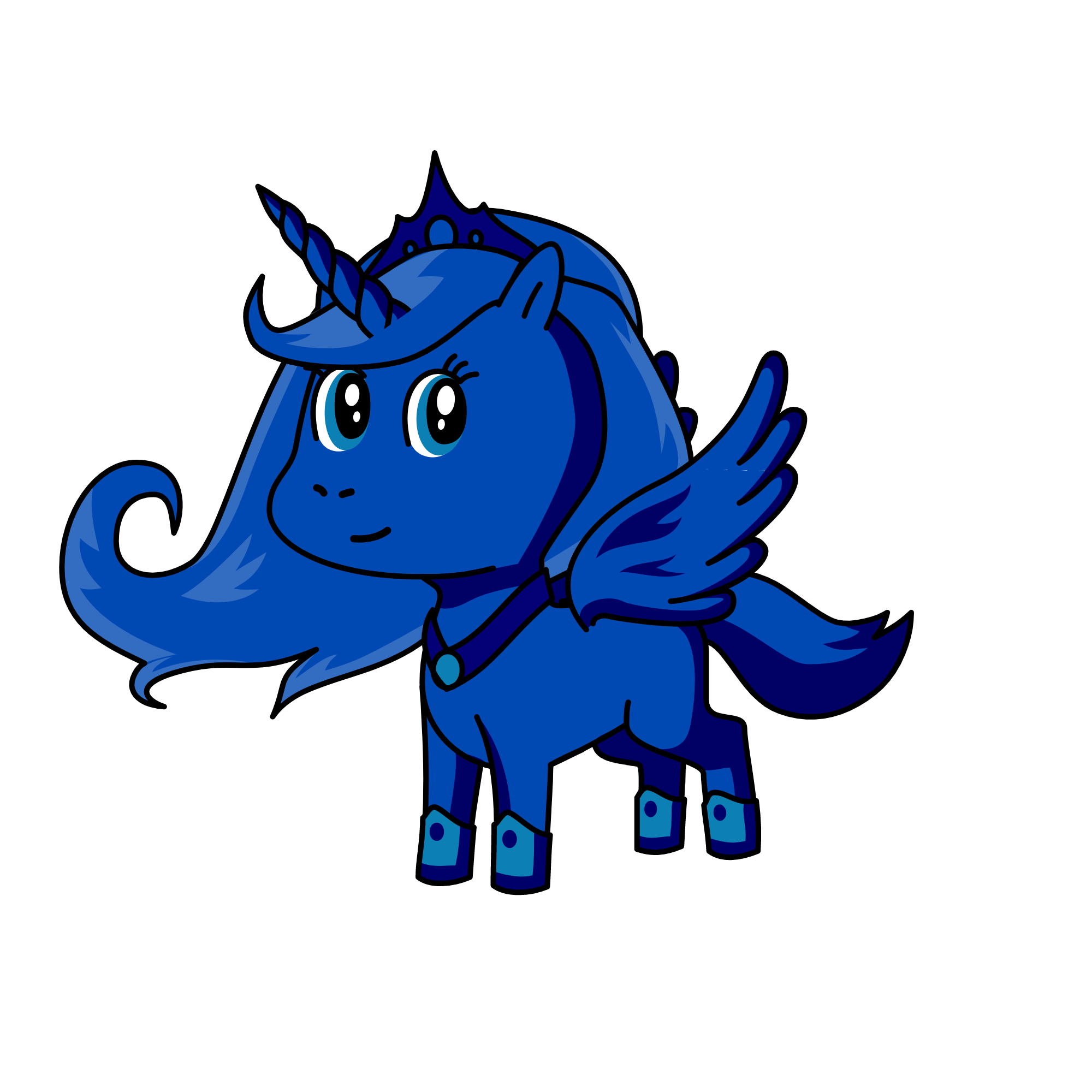 Princess Luna, the unicorn