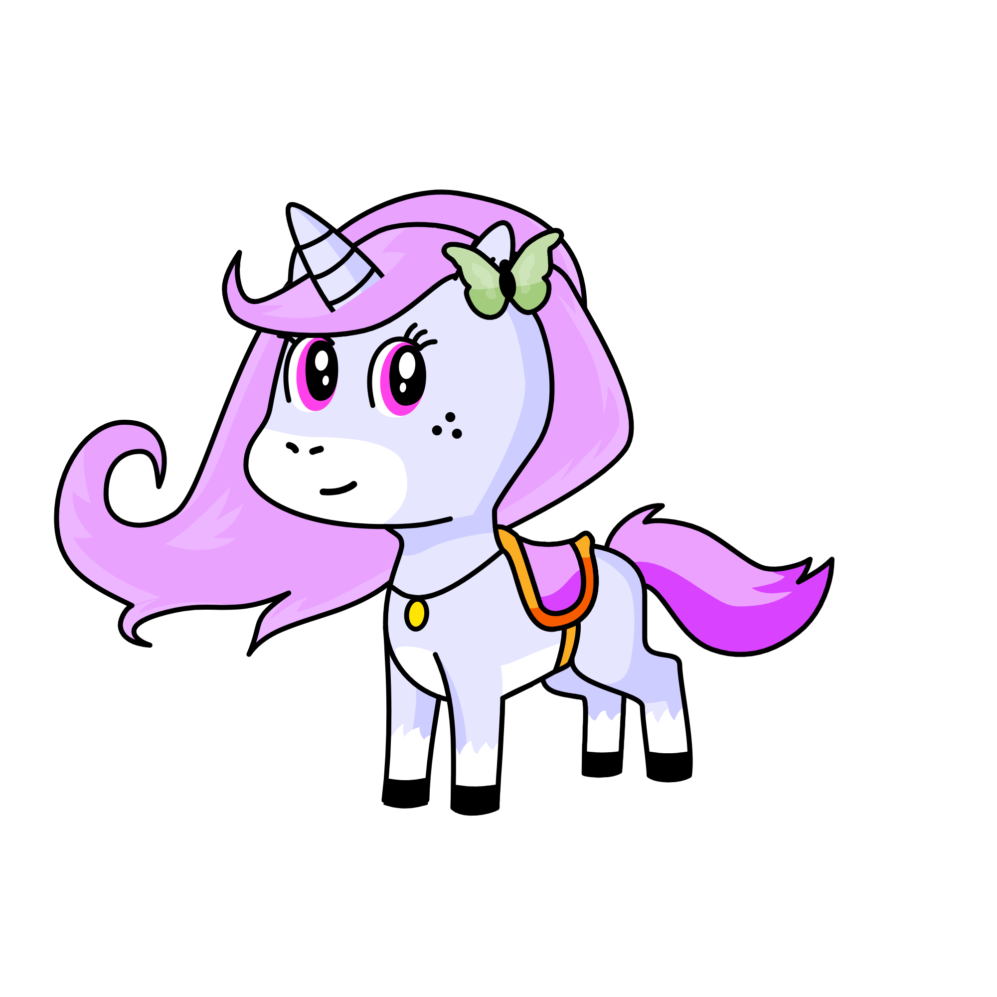 sweet Butterfly, the unicorn