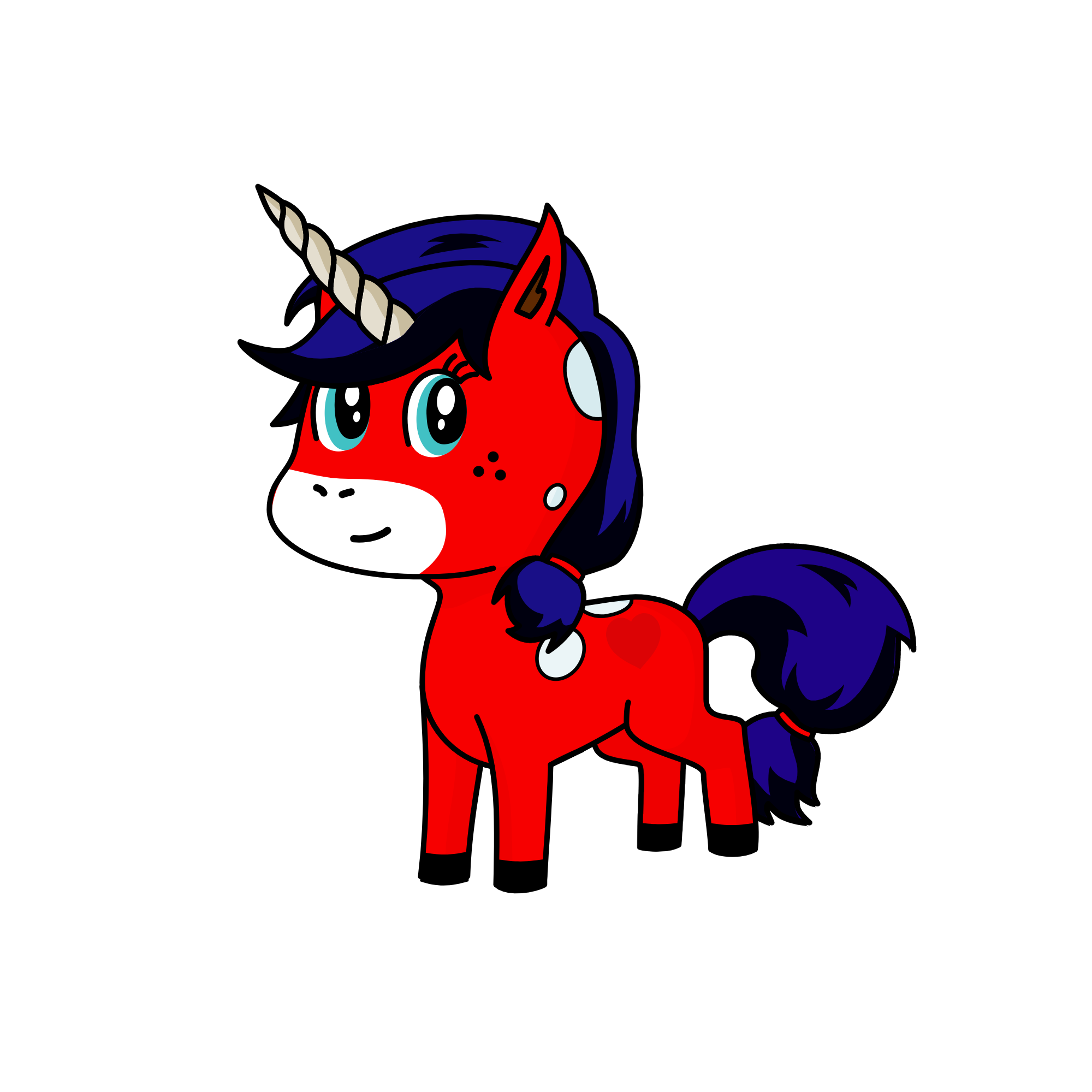 Ladybug, the unicorn