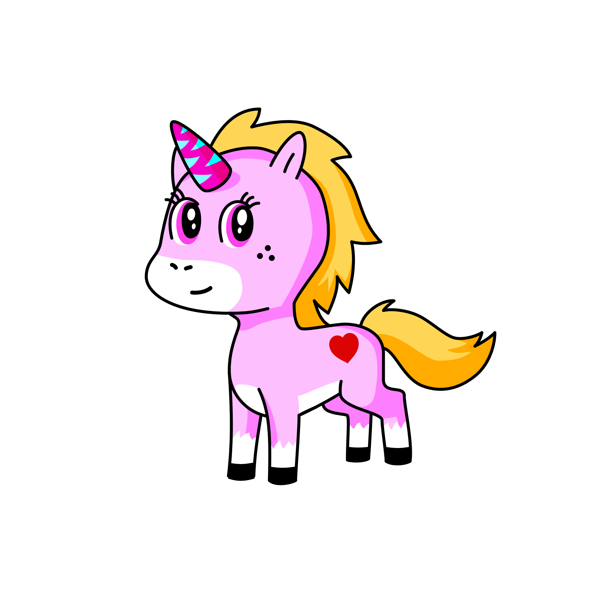 Buff, the unicorn