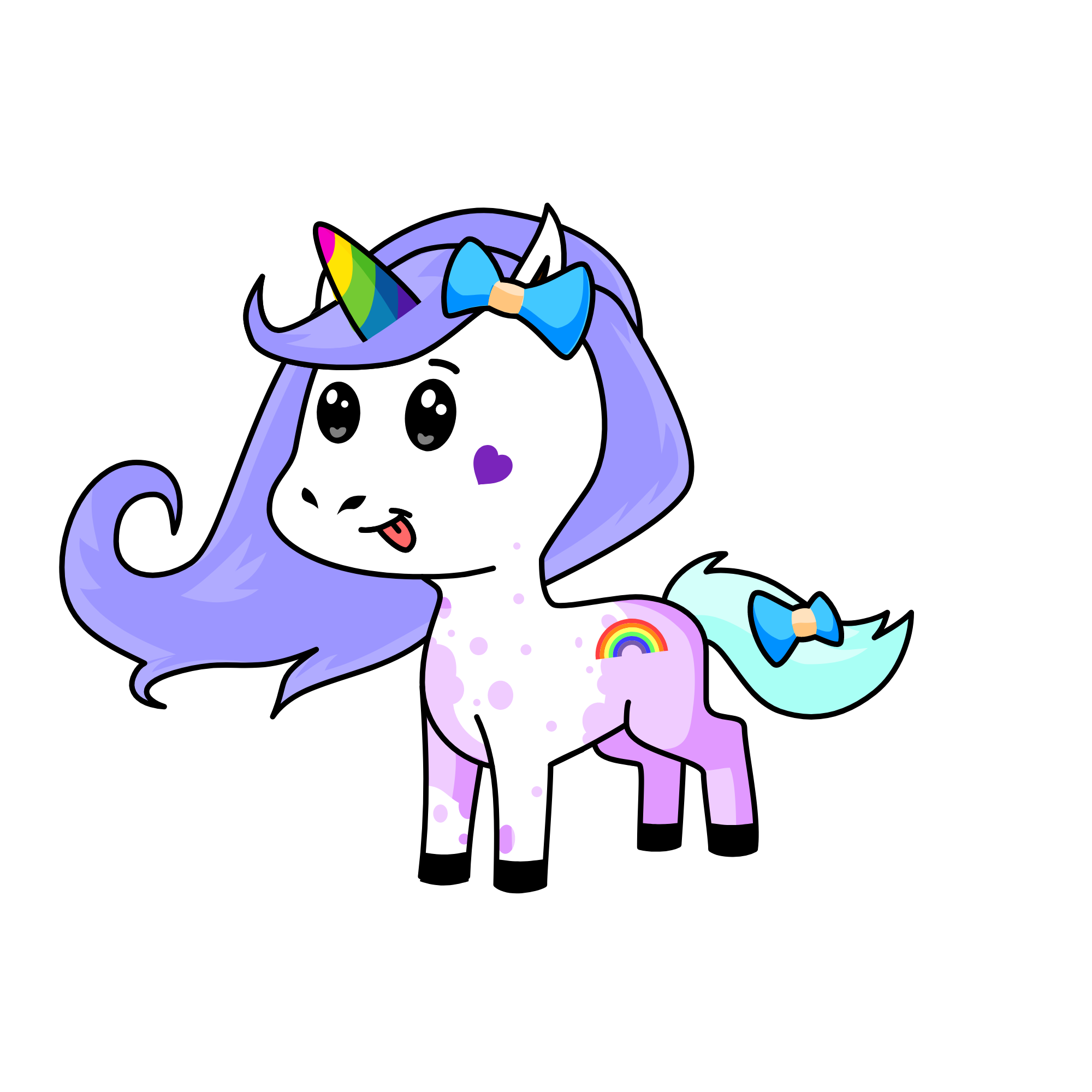Candy Bars, the unicorn