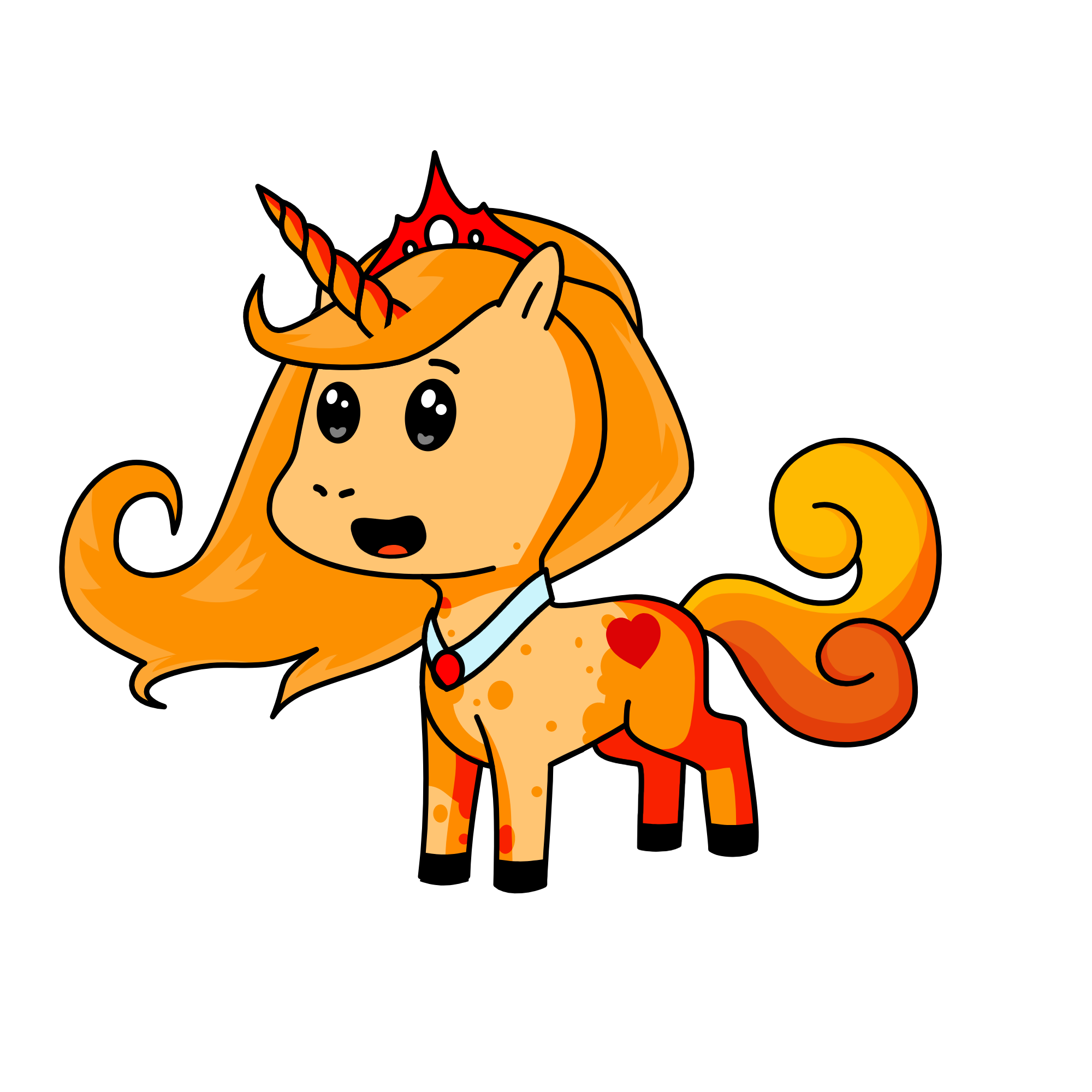SUN SHINE, the unicorn