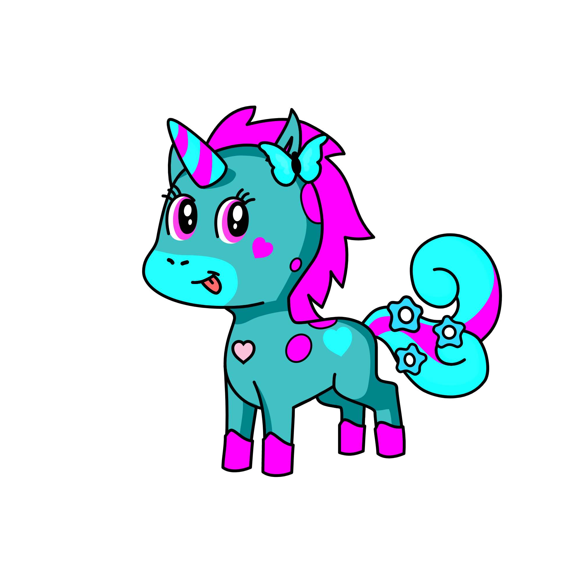 Pixie, the unicorn