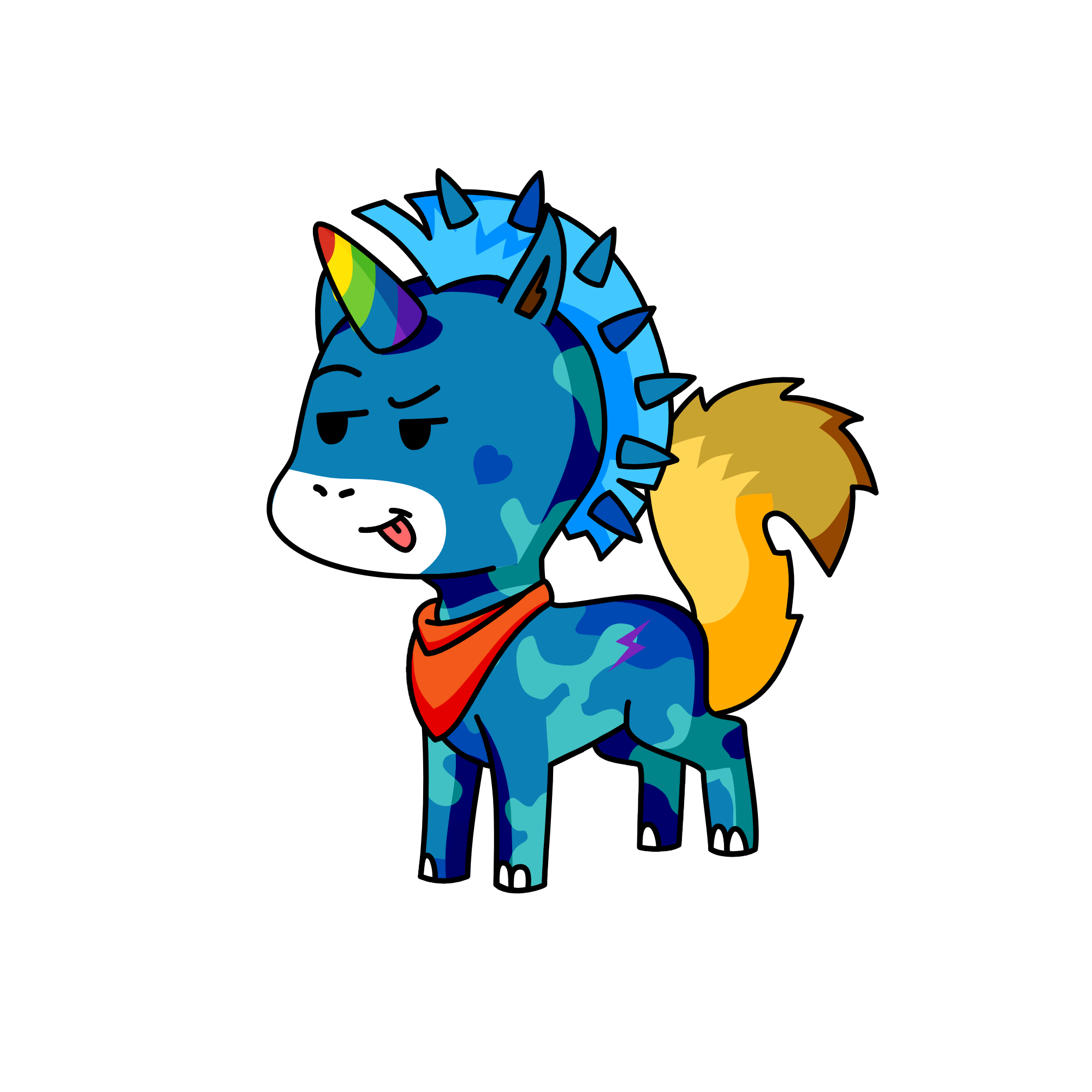 night unicorn , the unicorn