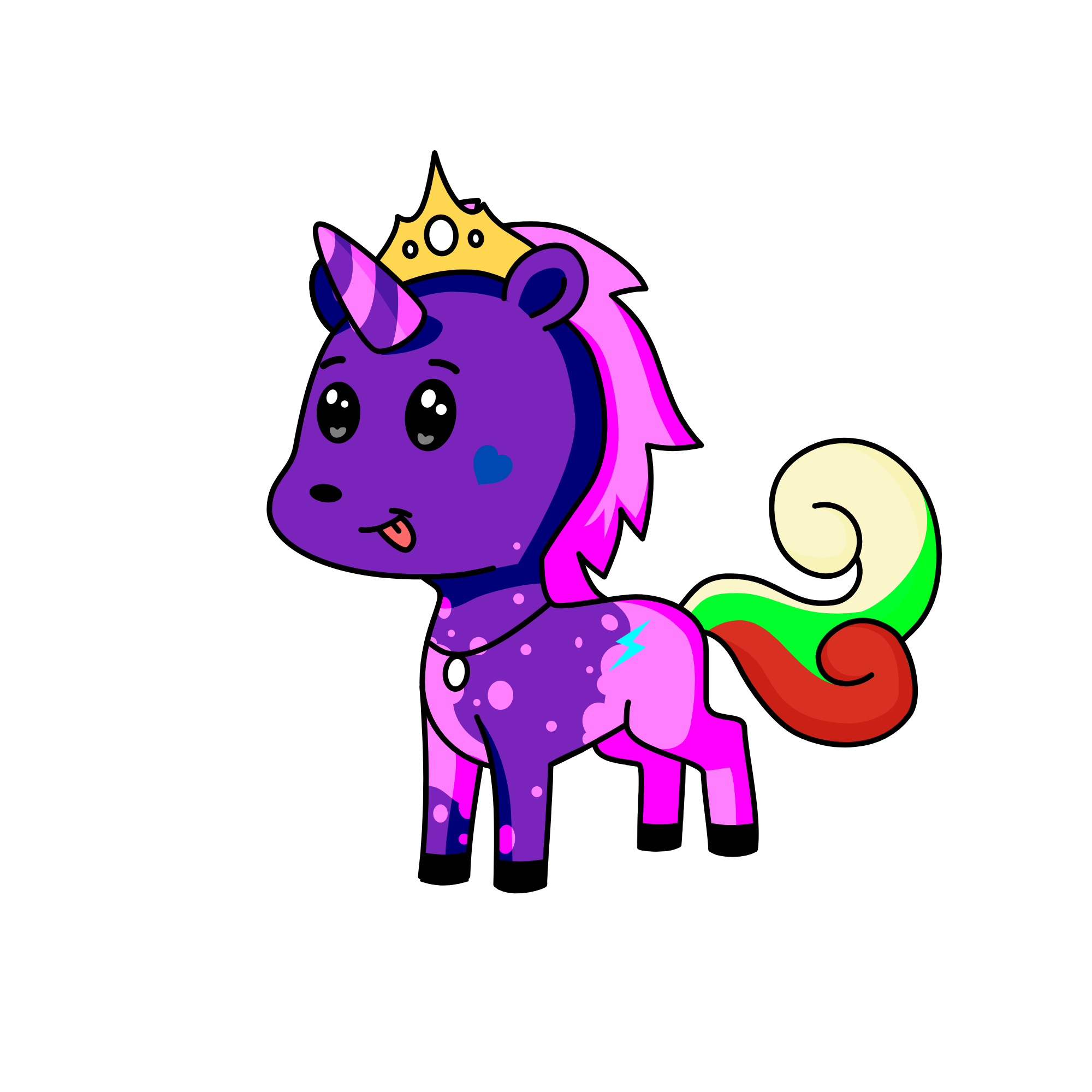 mory pony, the unicorn