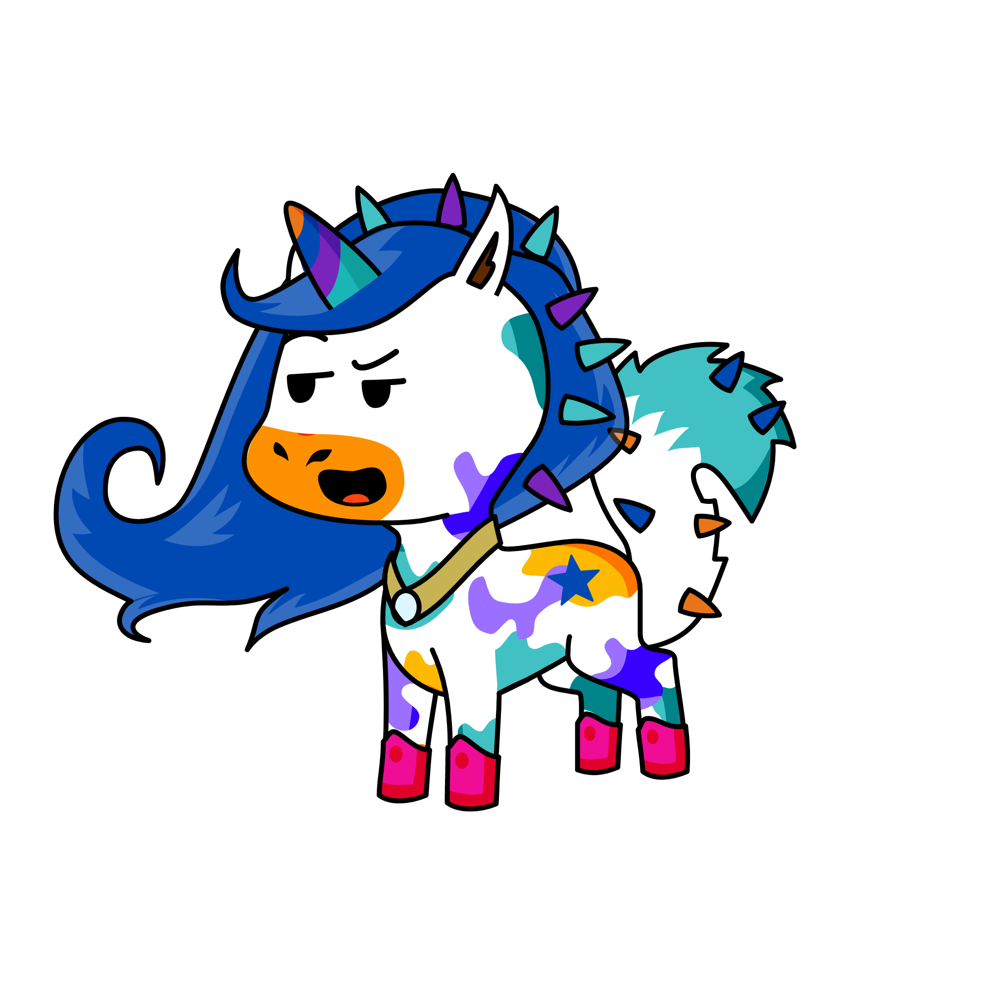 rocker, the unicorn