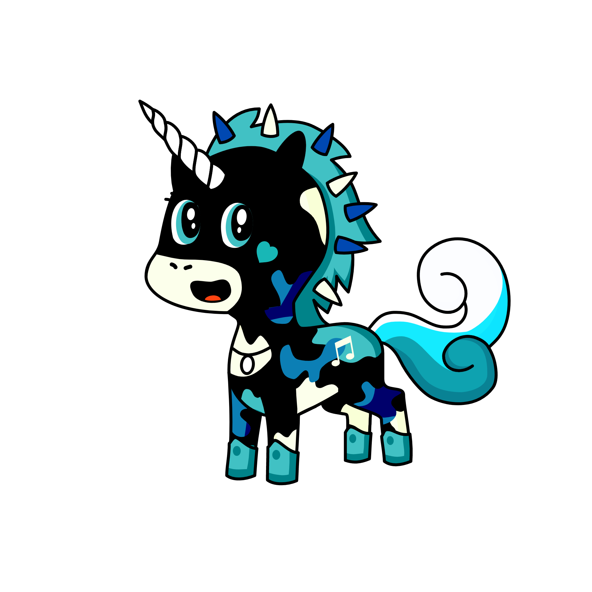 Midnight, the unicorn