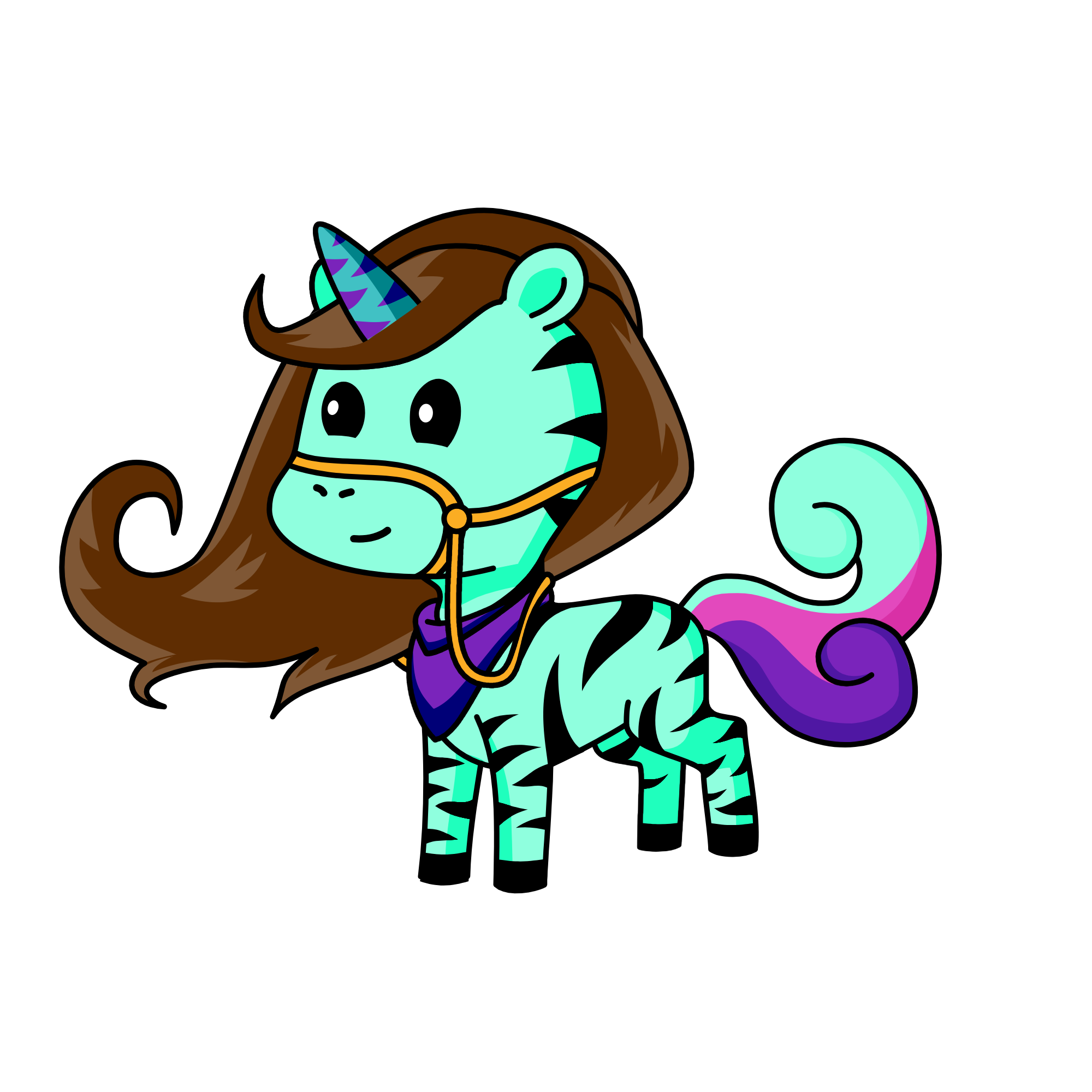 tigy pony, the unicorn