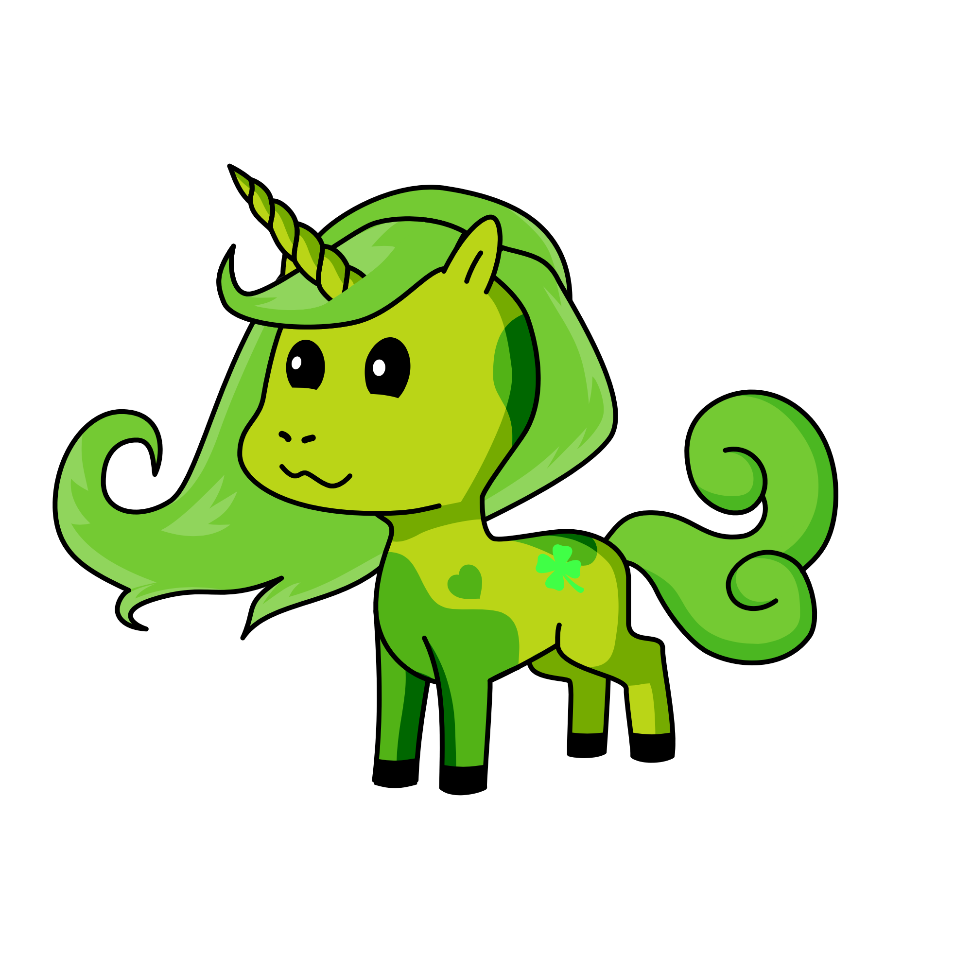 Lucky, the unicorn