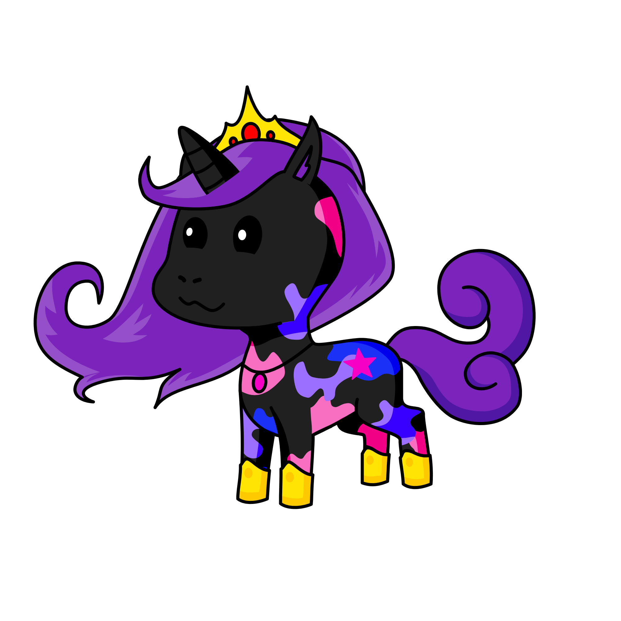 Midnight, the unicorn
