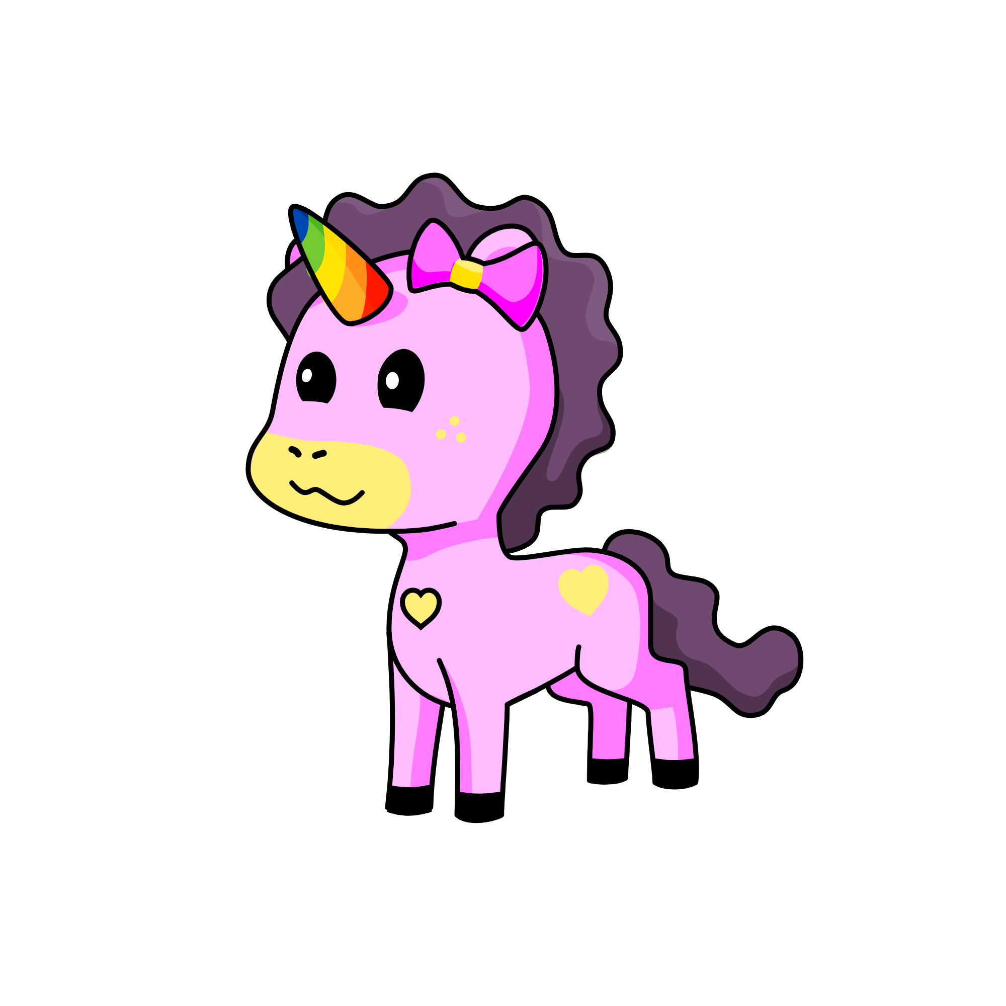 Baby boo , the unicorn