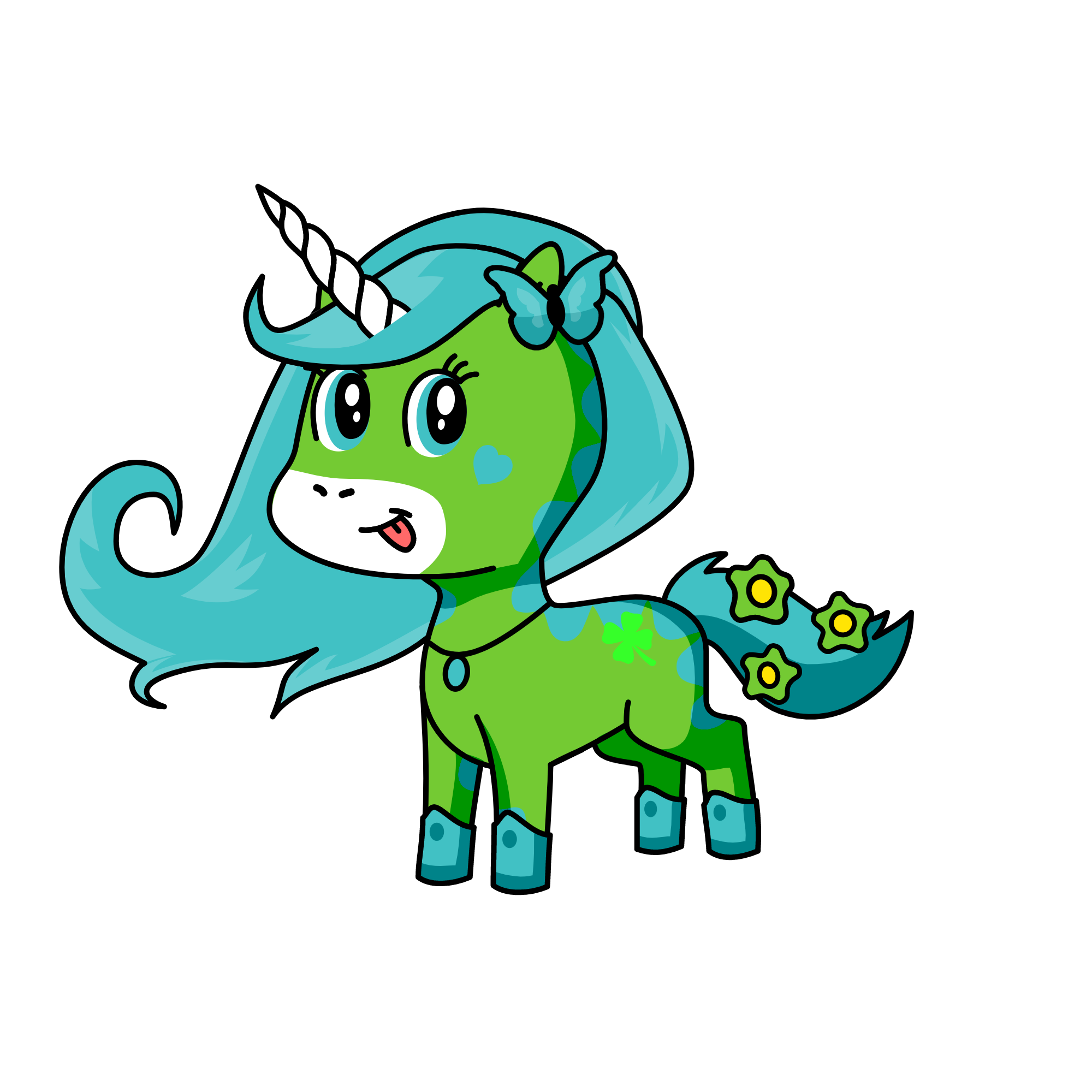 Butterfly, the unicorn