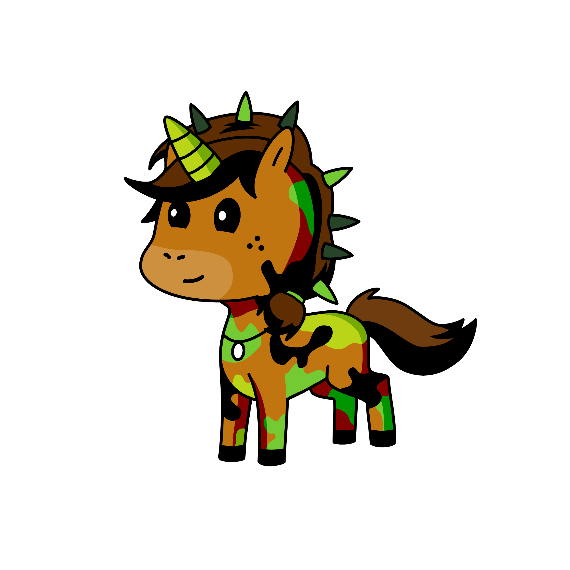 Camocorn, the unicorn