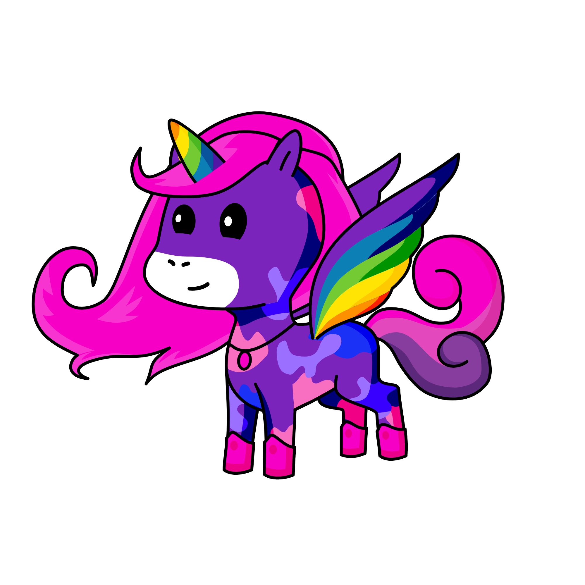 gökkuşağı, the unicorn