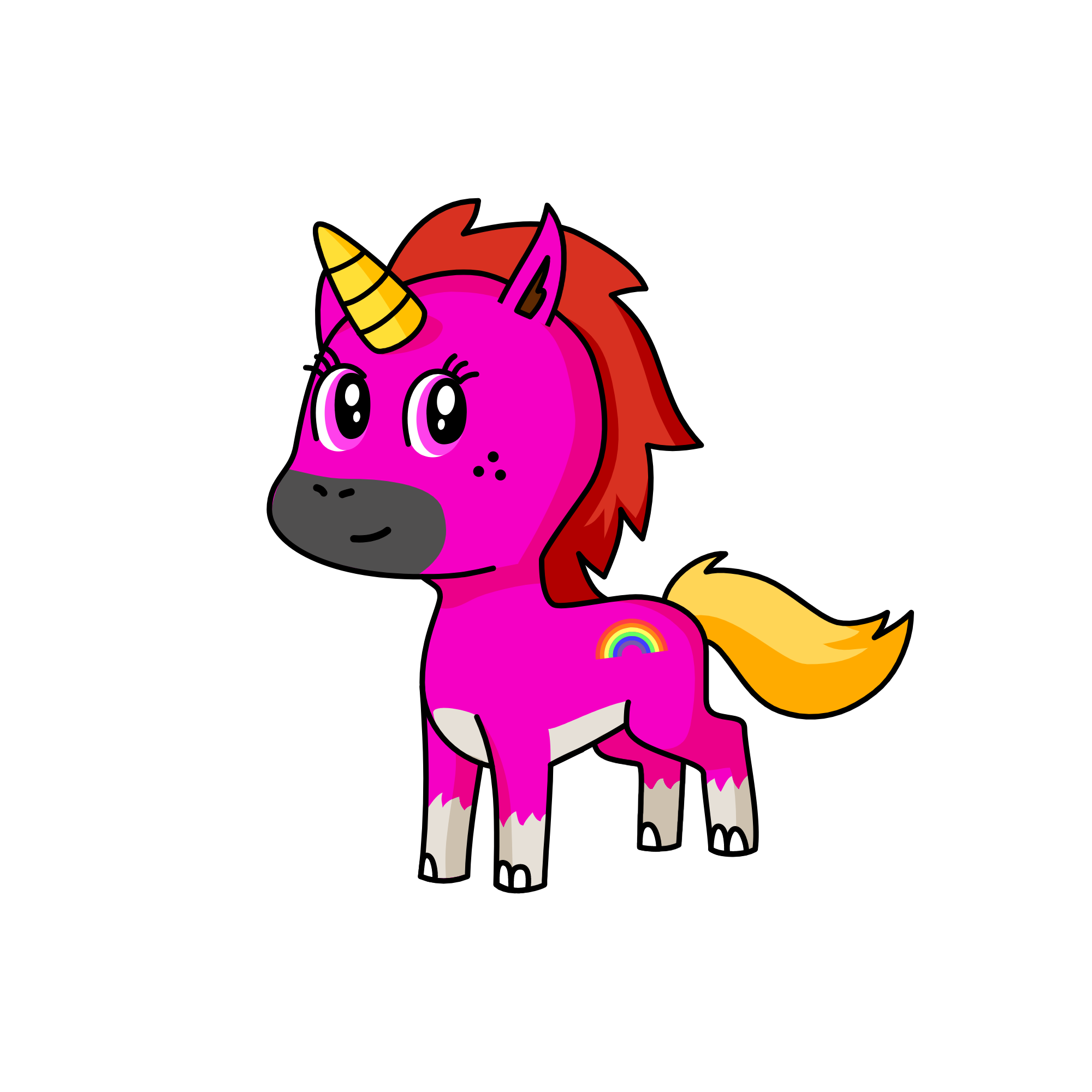 rainbow, the unicorn