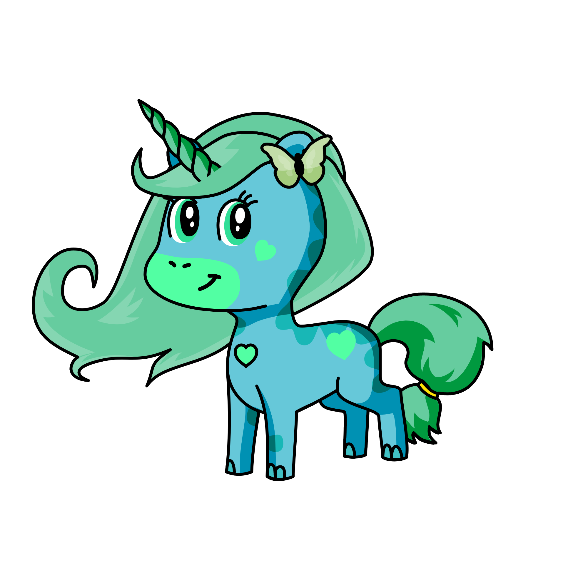 Winter corn, the unicorn