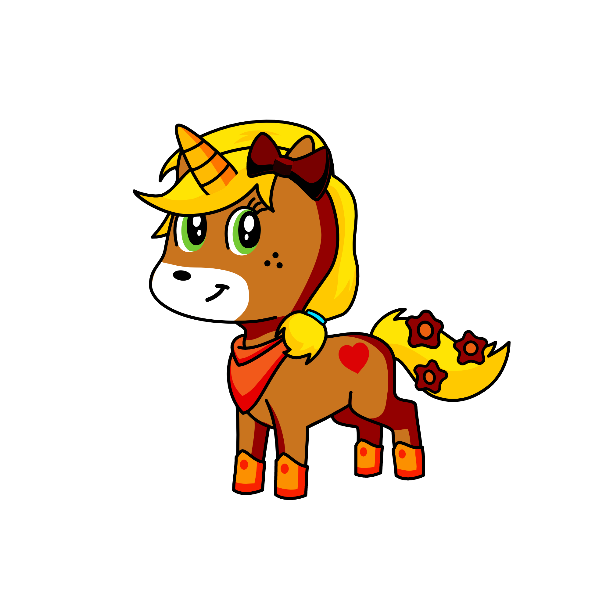 Bloom, the unicorn