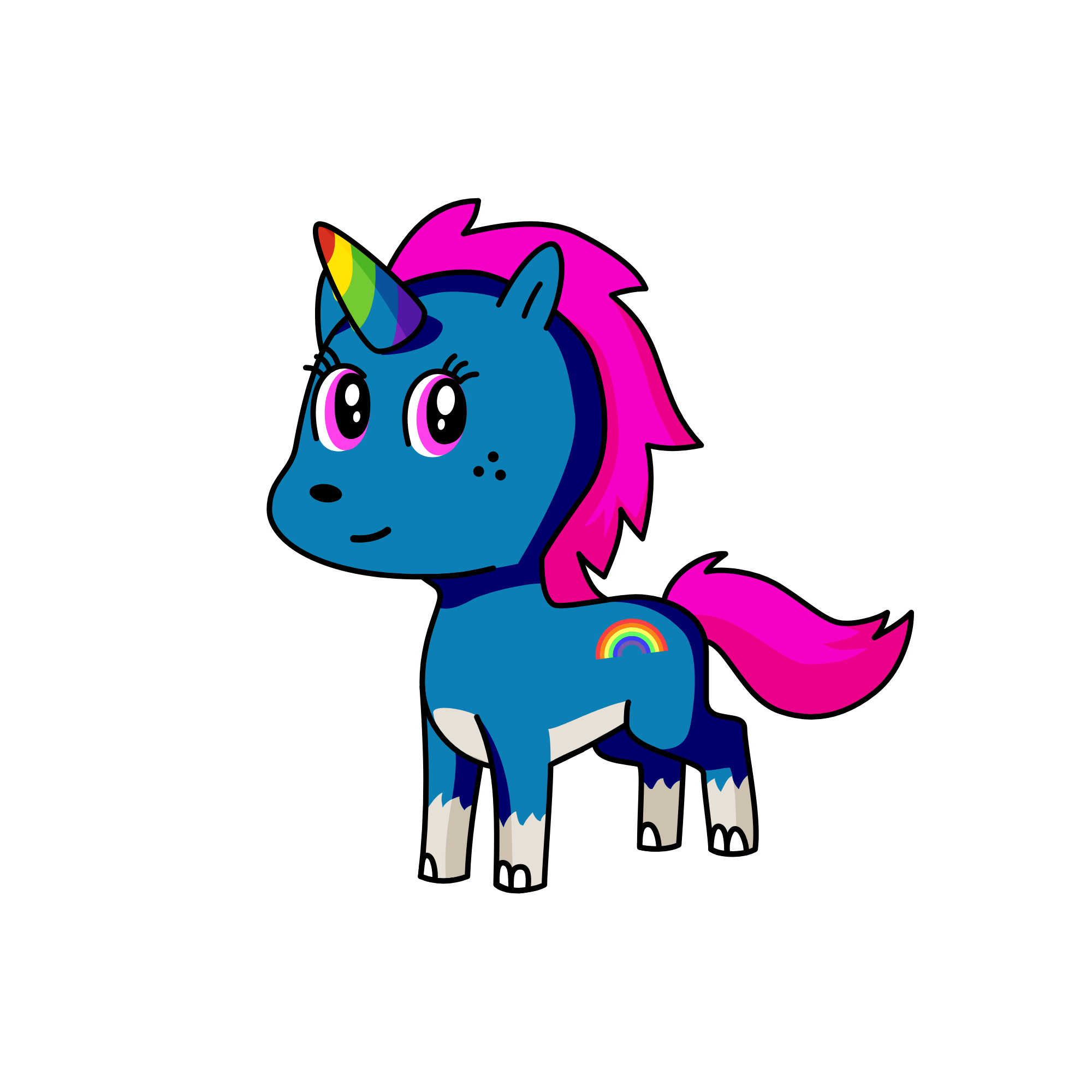 cat, the unicorn