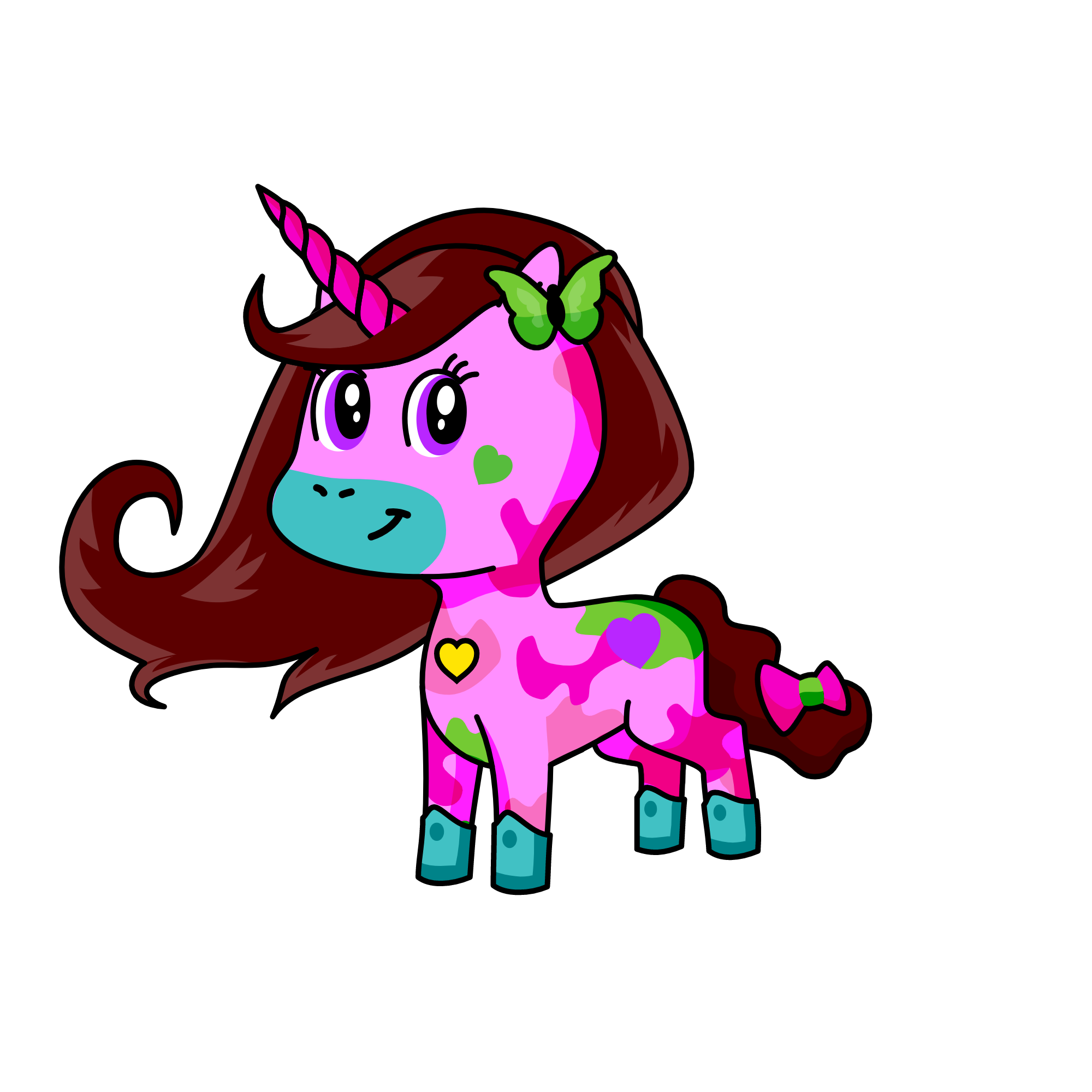Colors, the unicorn