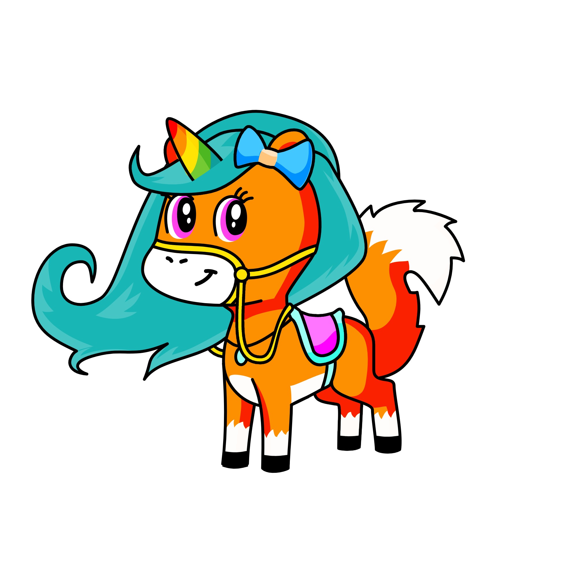 Foxy, the unicorn