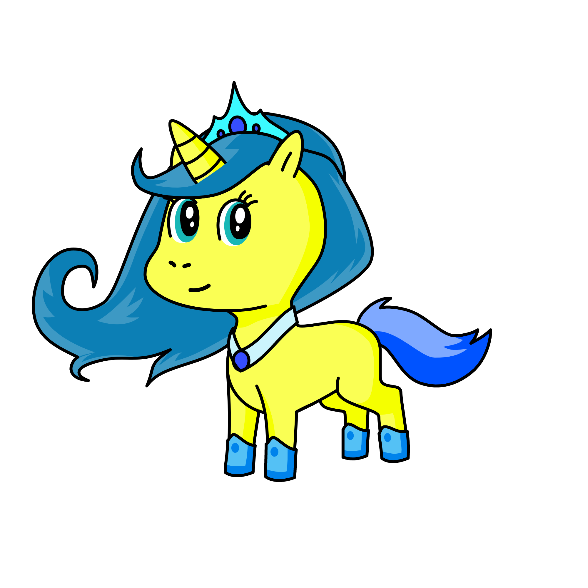 Princess Bella , the unicorn