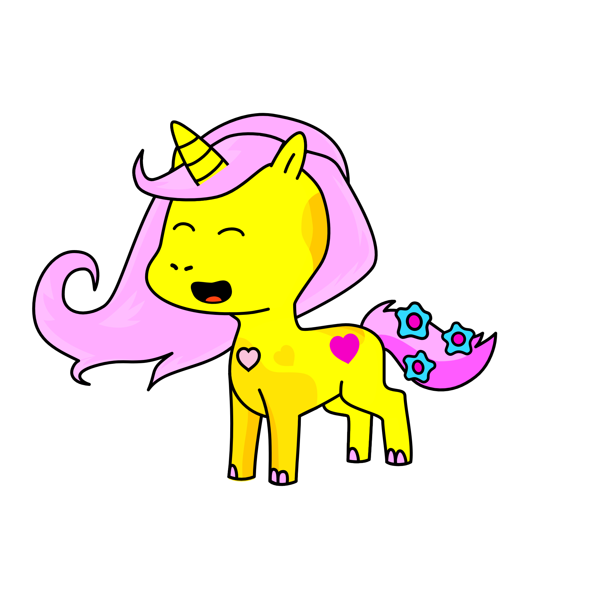 Fluttershy, the unicorn