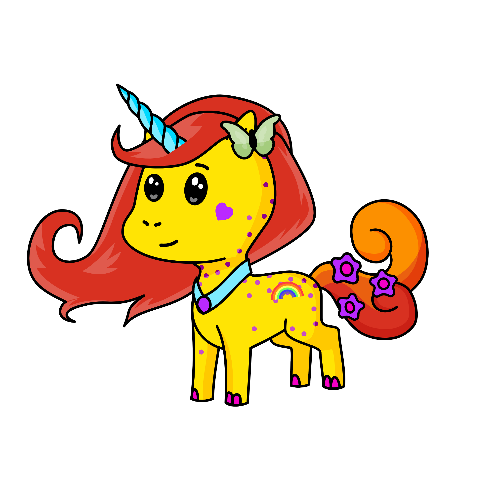 Pretty Ishana, the unicorn