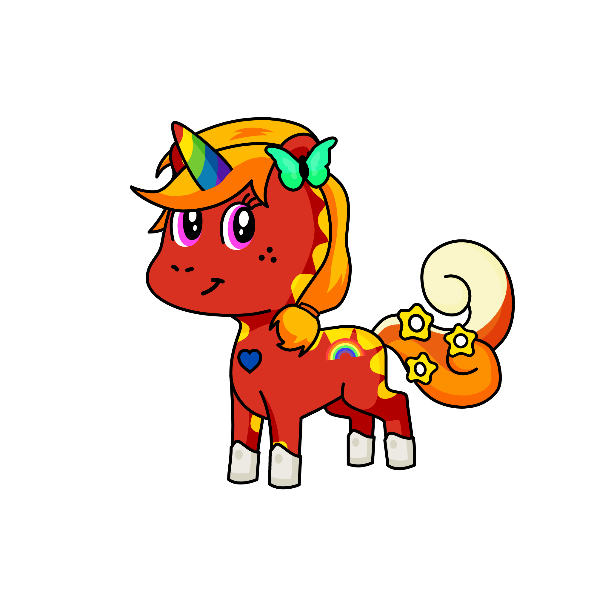 Pop, the unicorn