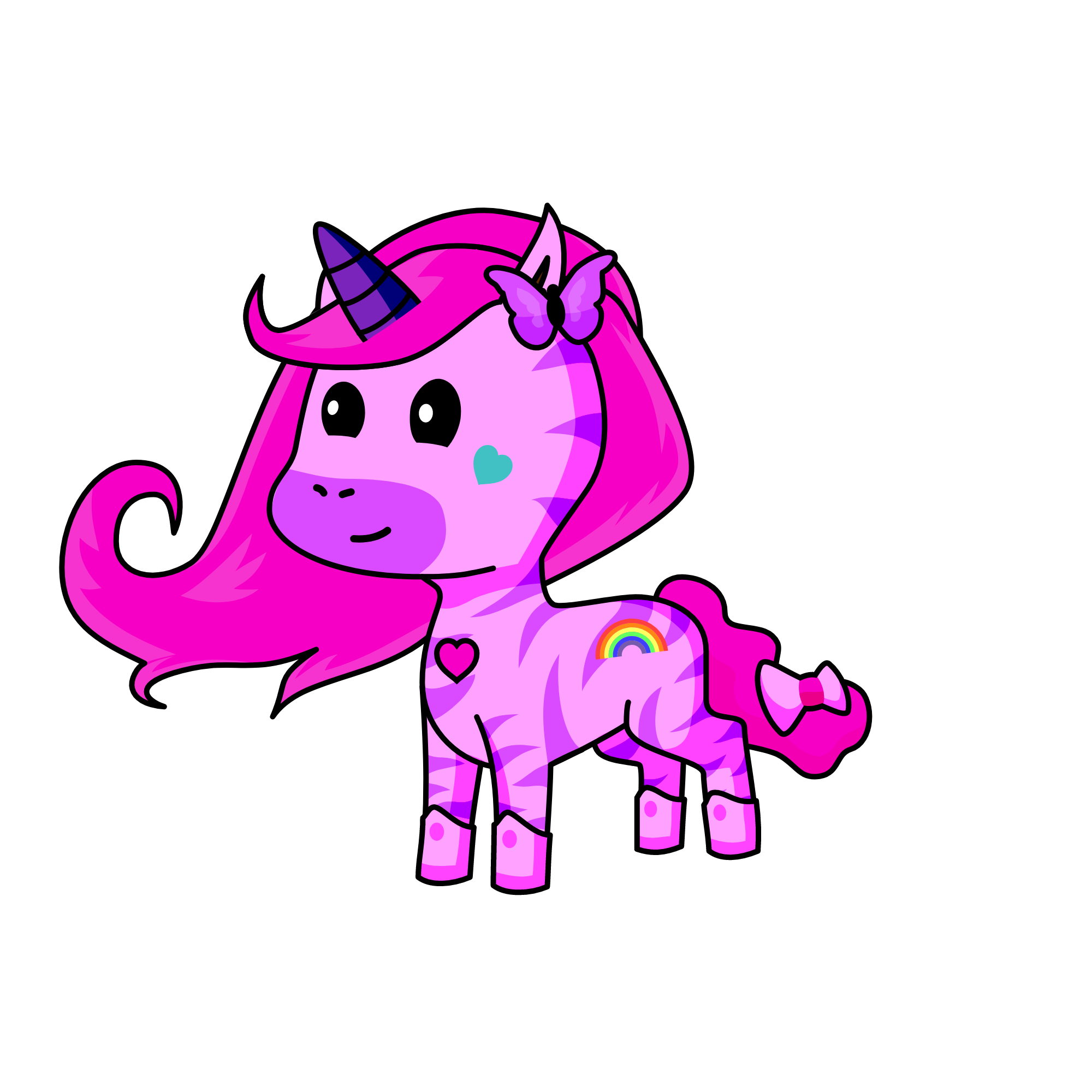 rinebow 🌈, the unicorn